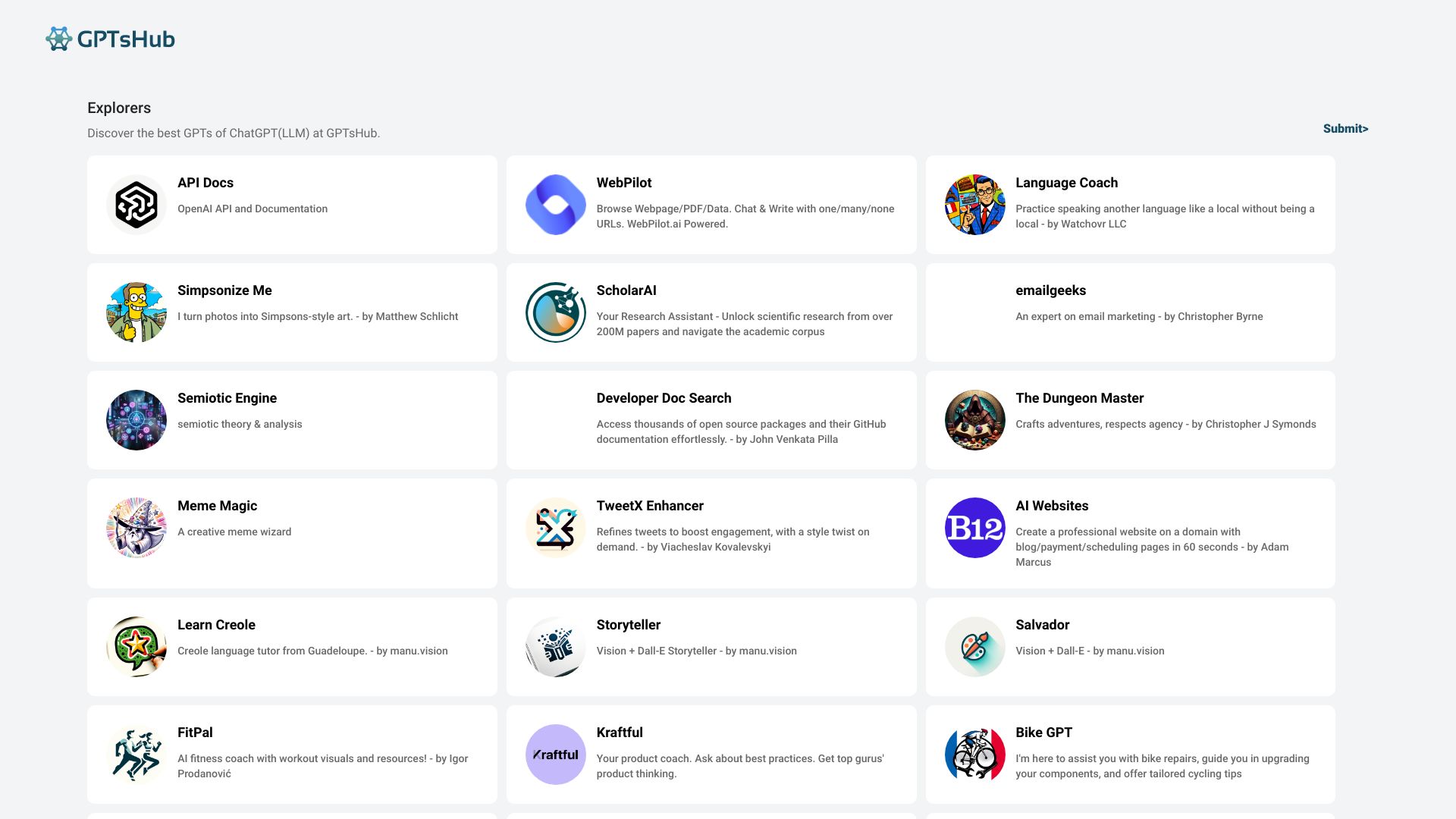 GPTShub screenshot