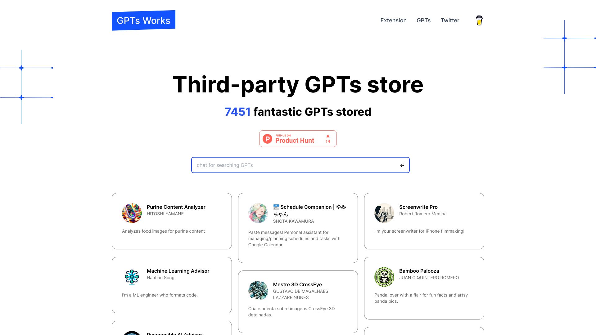 GPTs Works screenshot