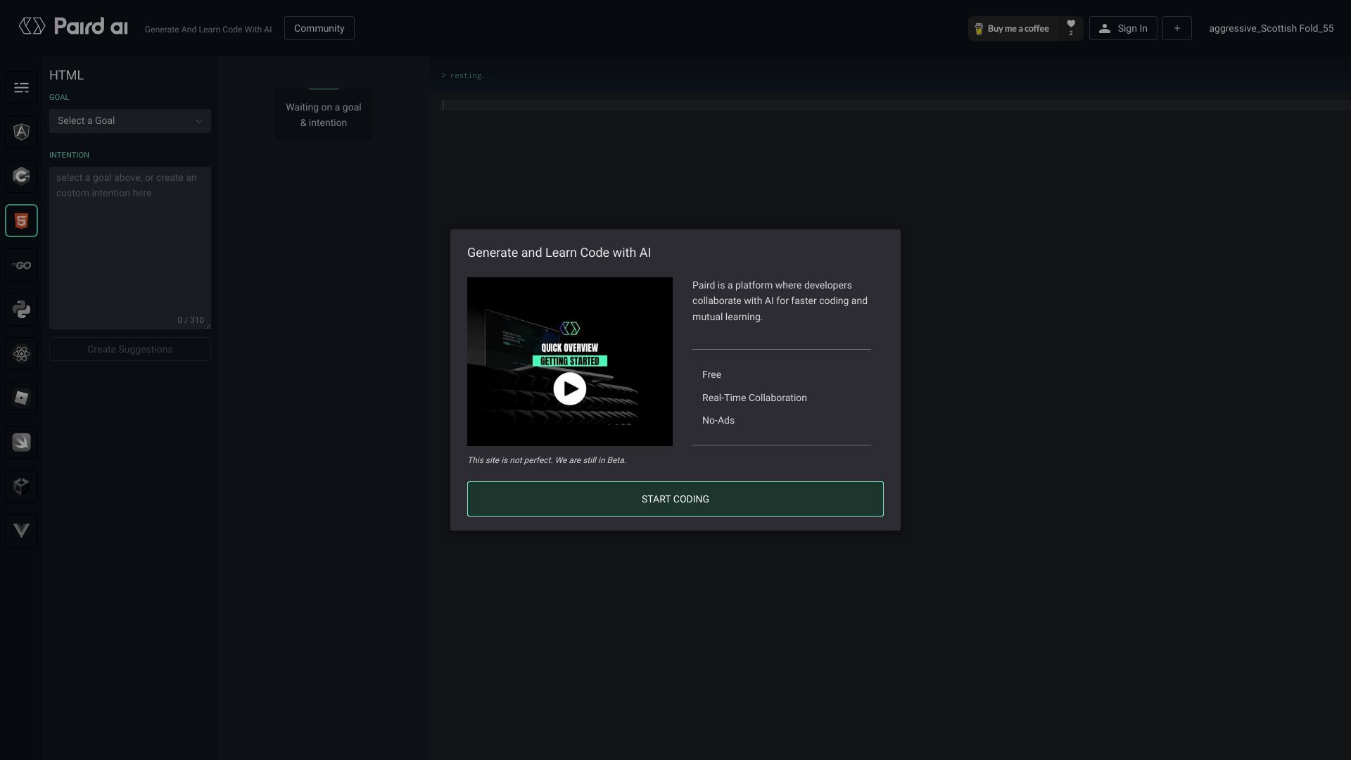 Paird.ai screenshot