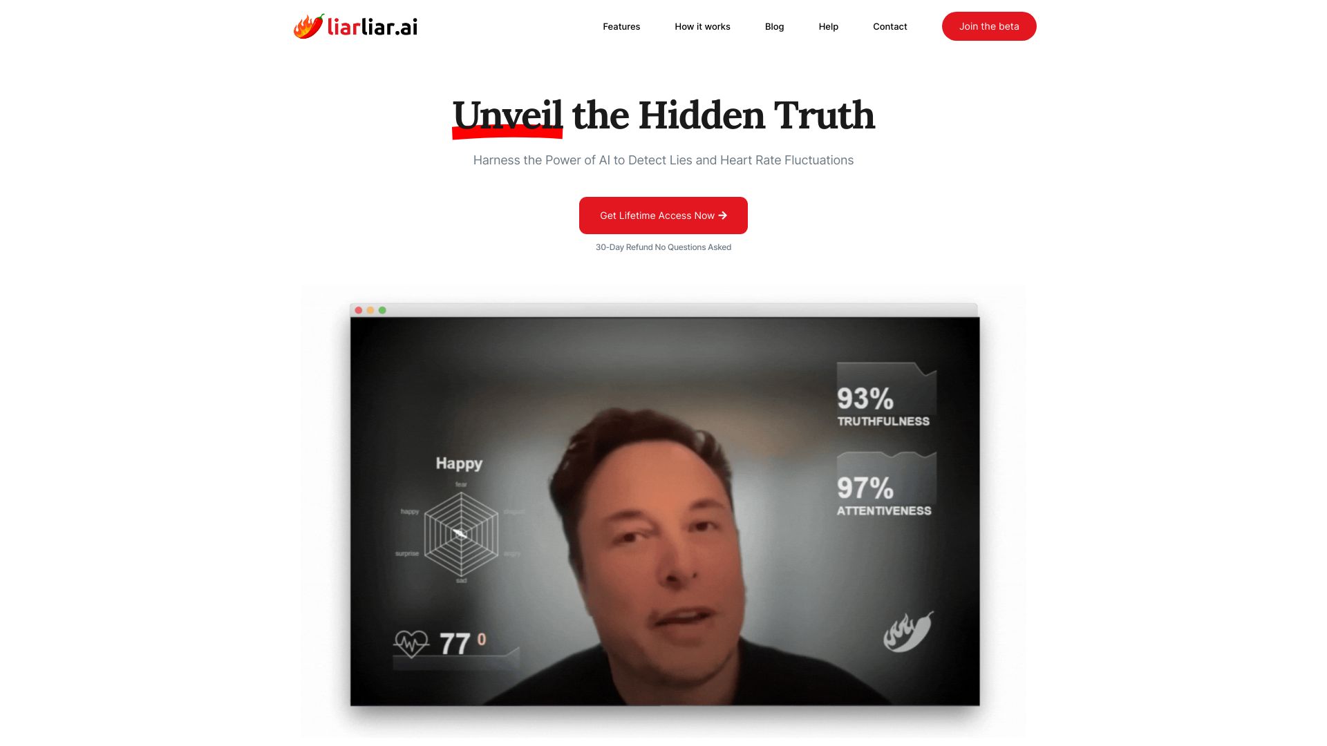 LiarLiar.AI screenshot