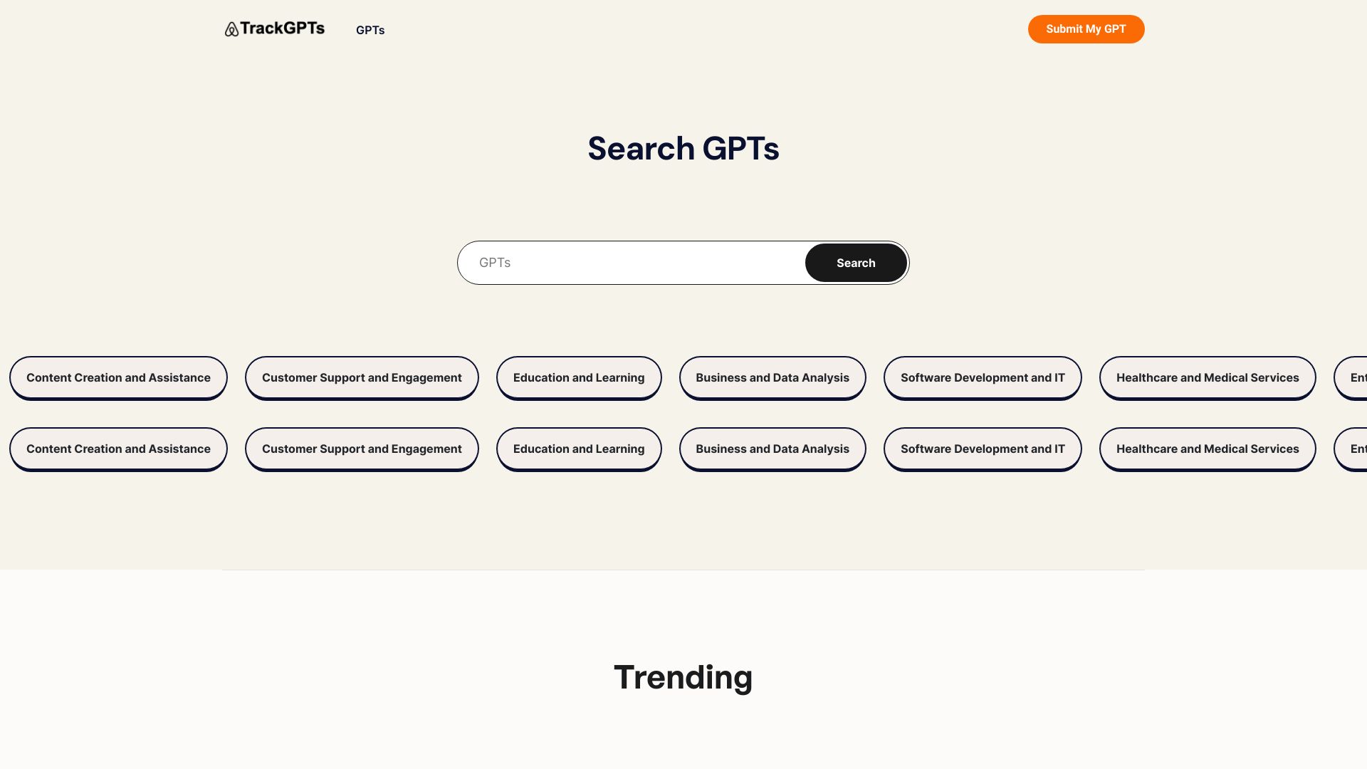 TrackGPTs screenshot