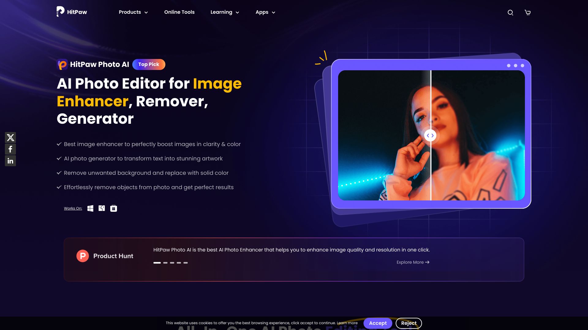 HitPaw FotorPea screenshot