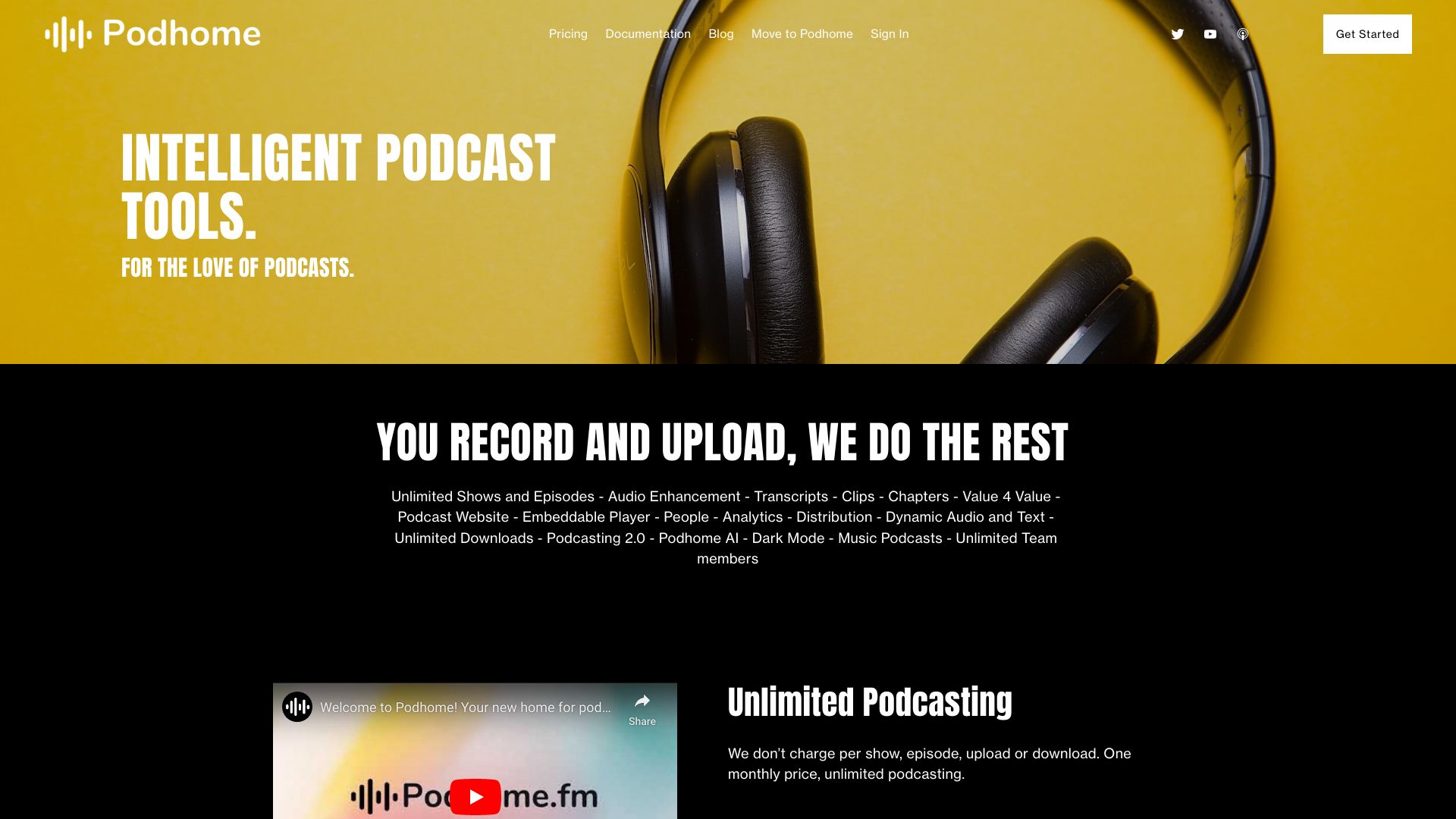 Podhome screenshot