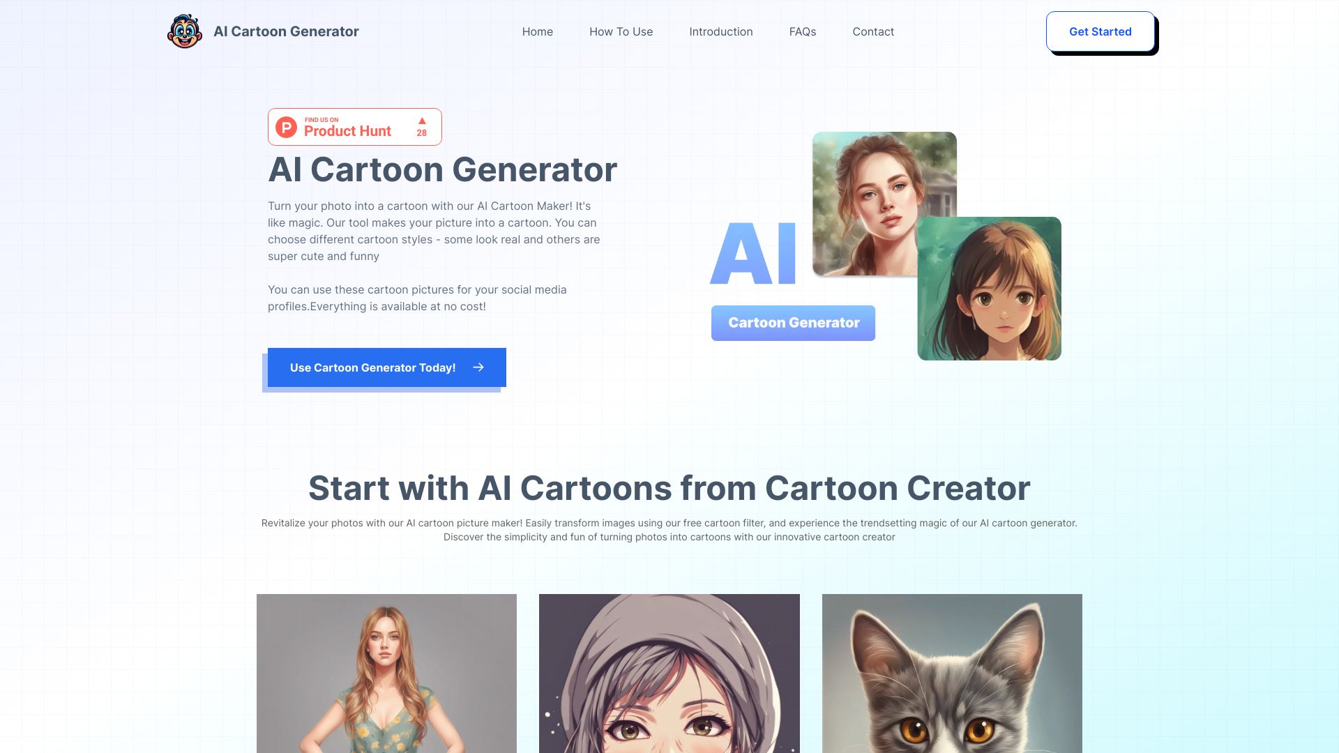 AI Cartoon Generator screenshot