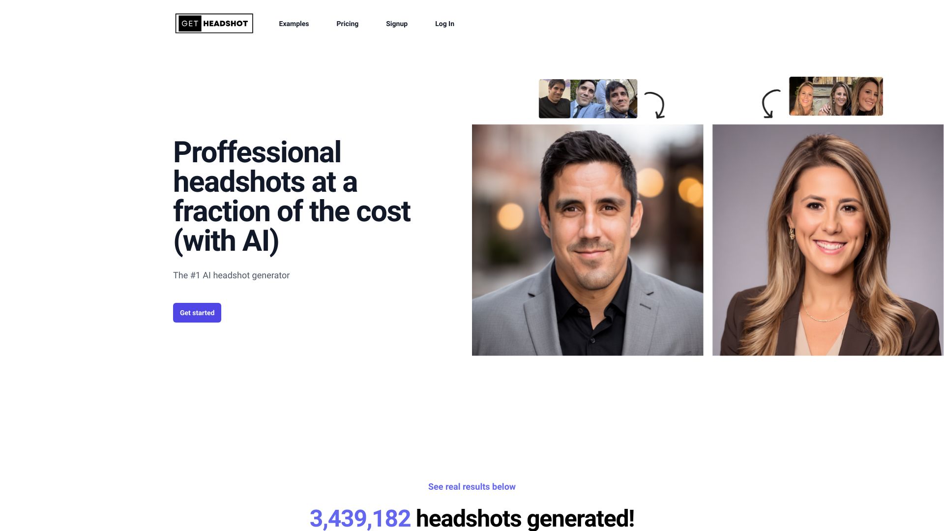 Get-Headshot screenshot