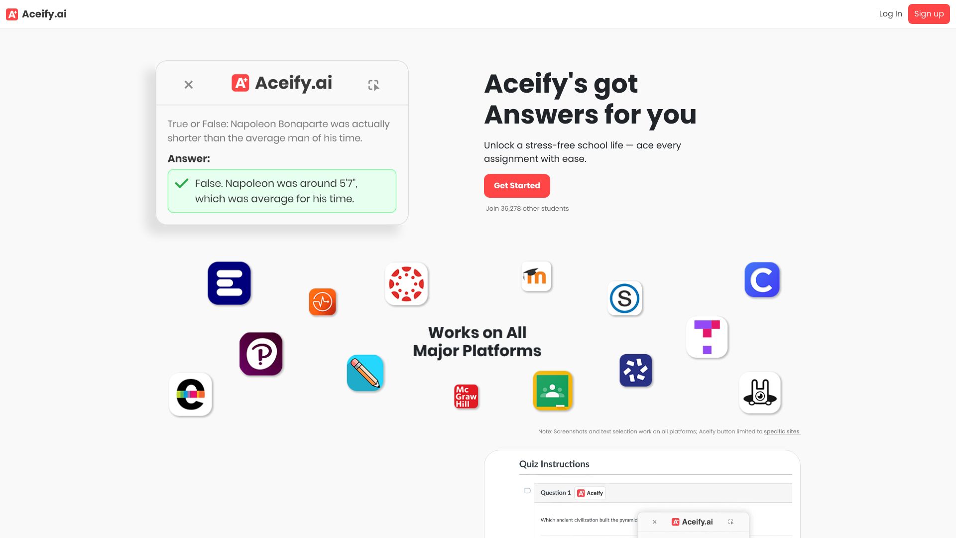 Aceify.ai screenshot