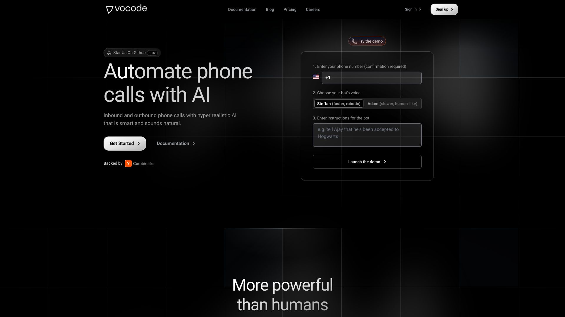 Vocode screenshot