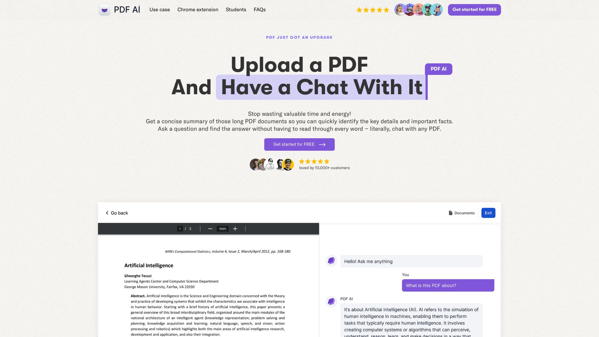 PDF AI screenshot