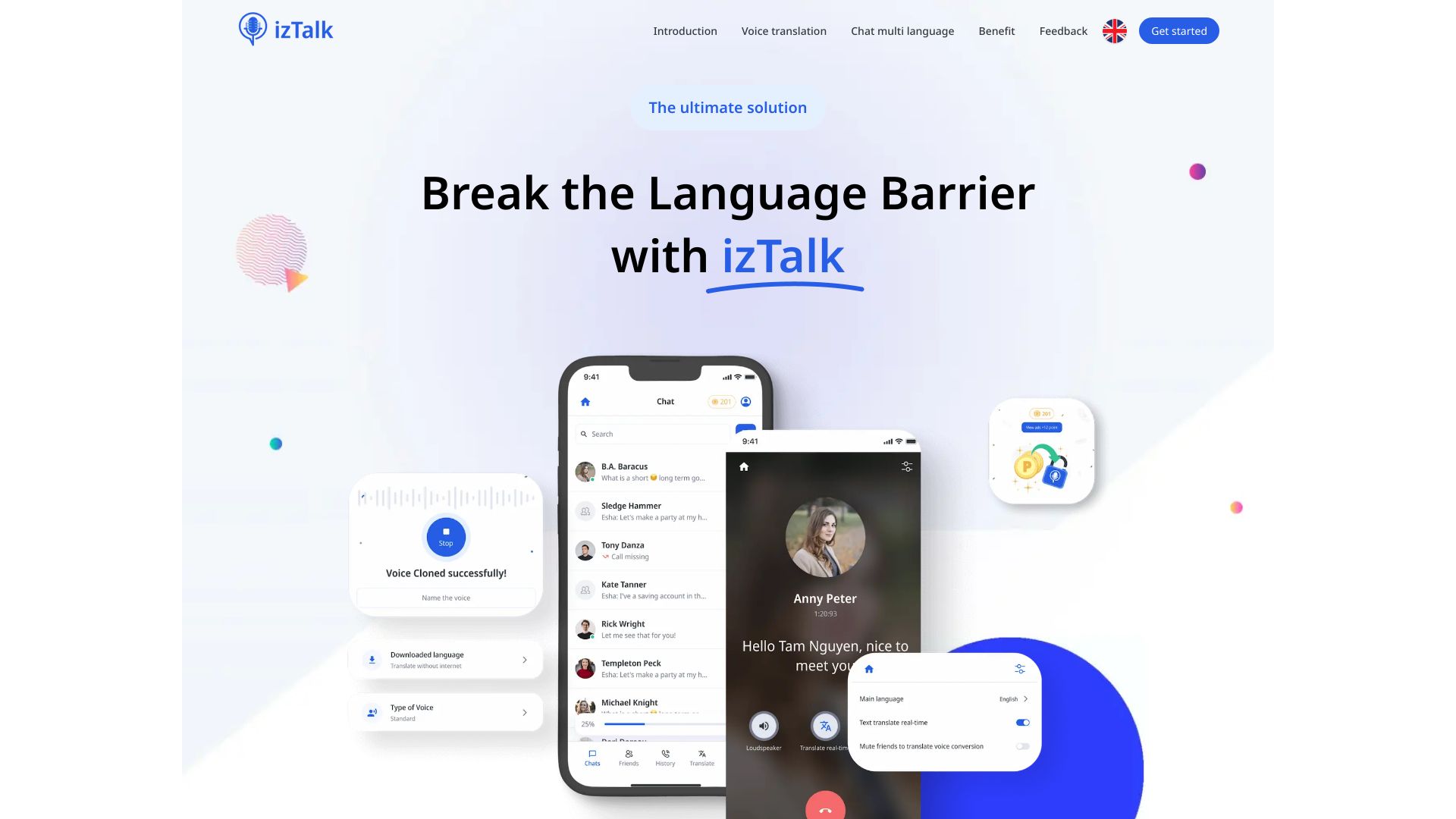 izTalk screenshot