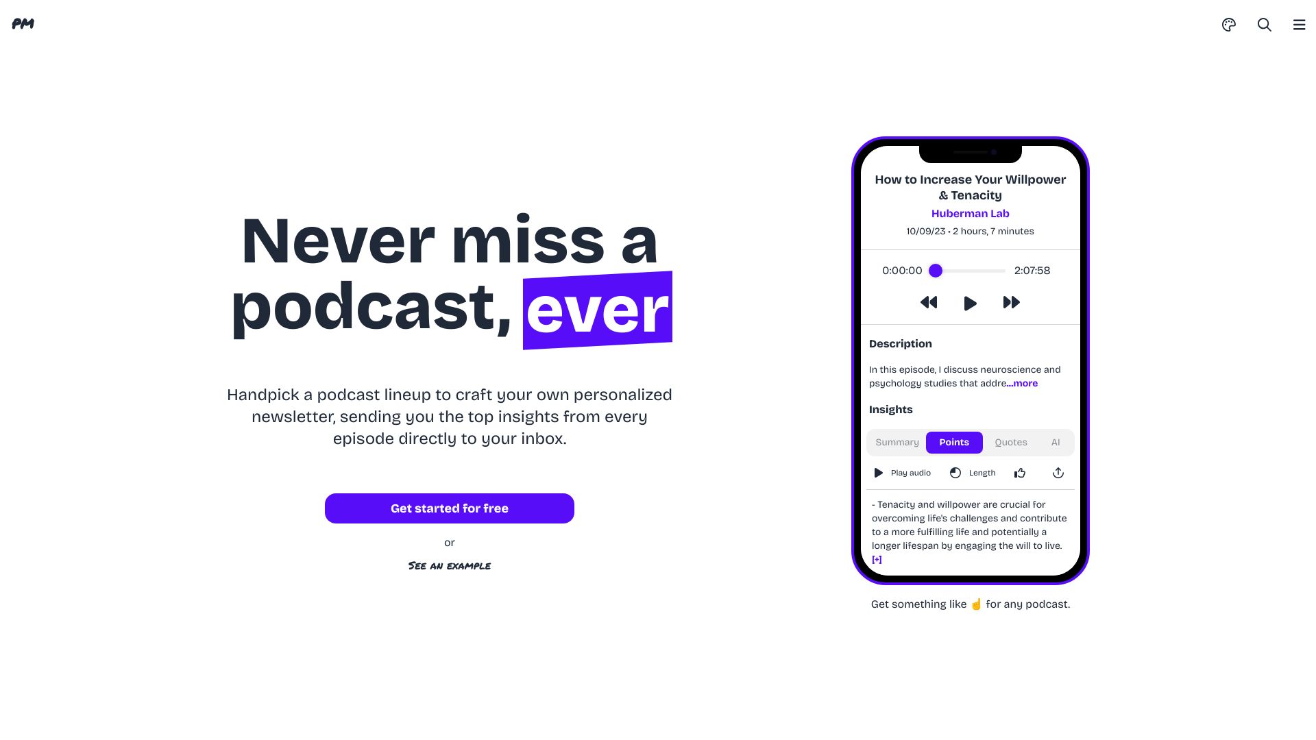 Podmob screenshot