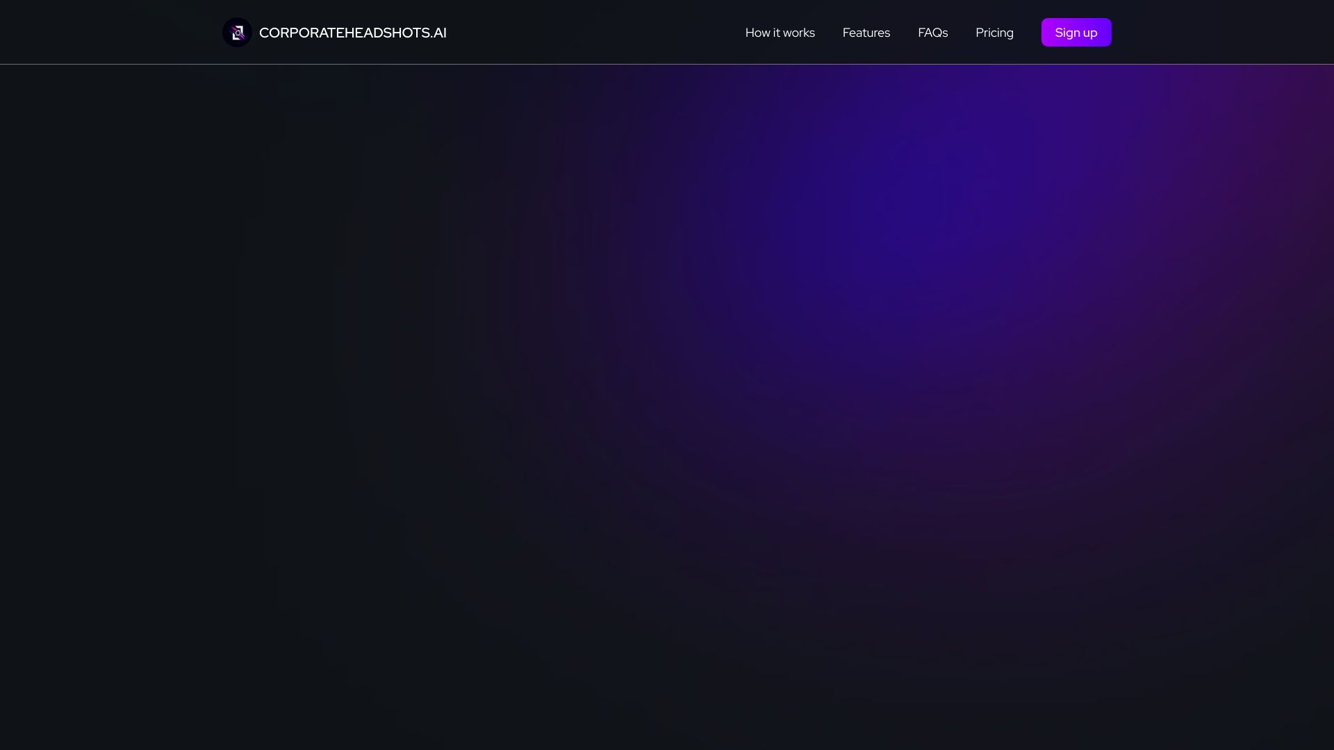 Corporate Headshots AI screenshot