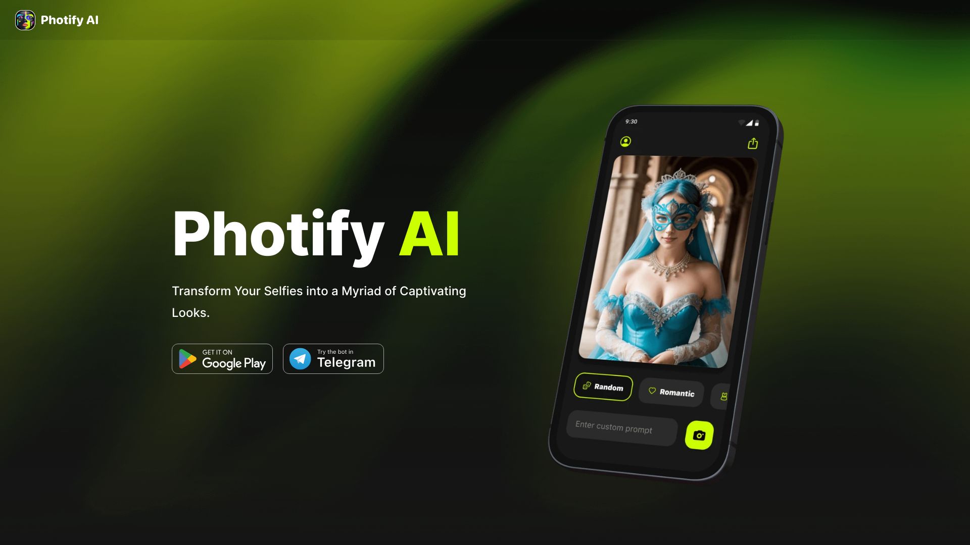Photify AI screenshot
