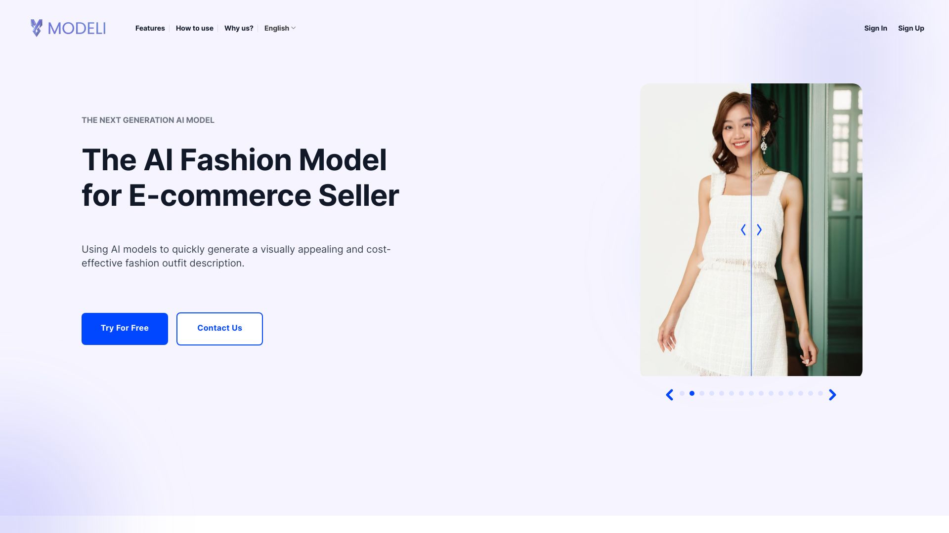 Modeli.ai screenshot