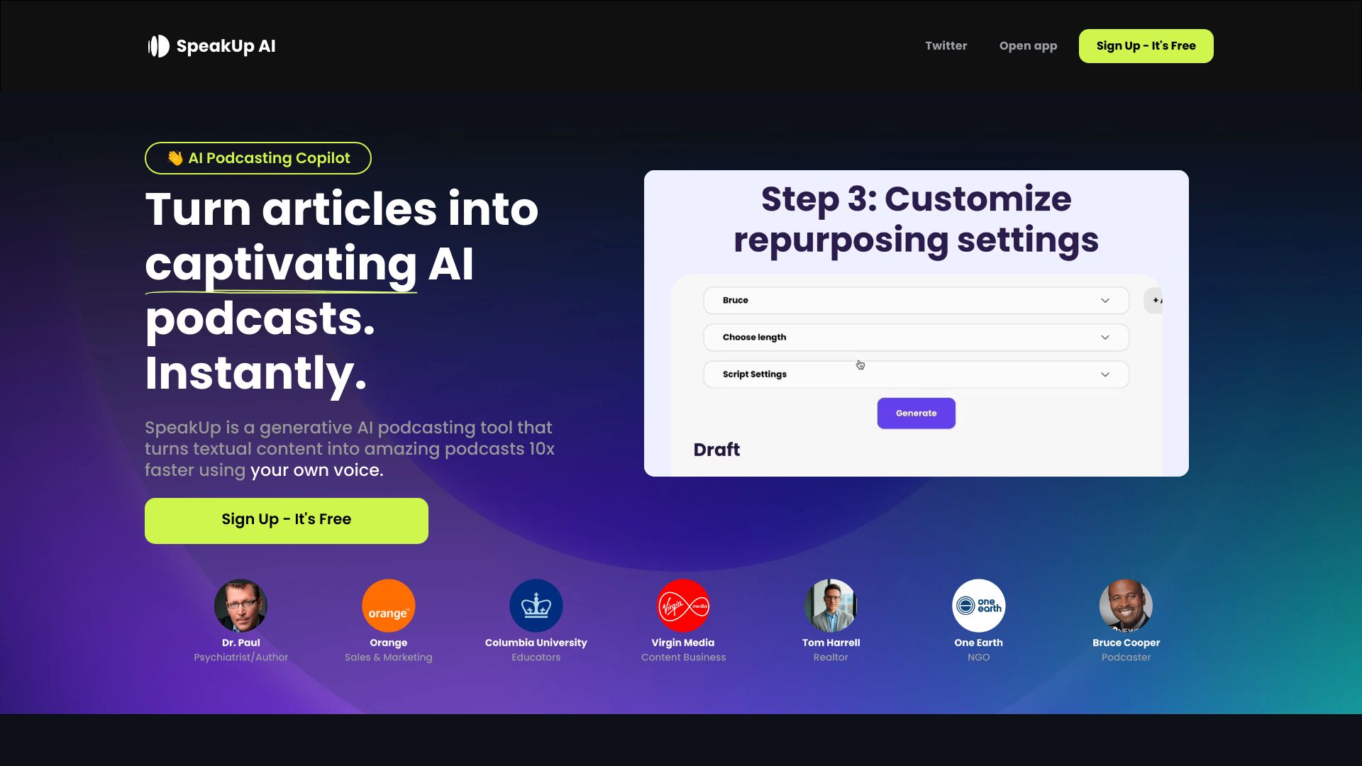 SpeakUp AI screenshot