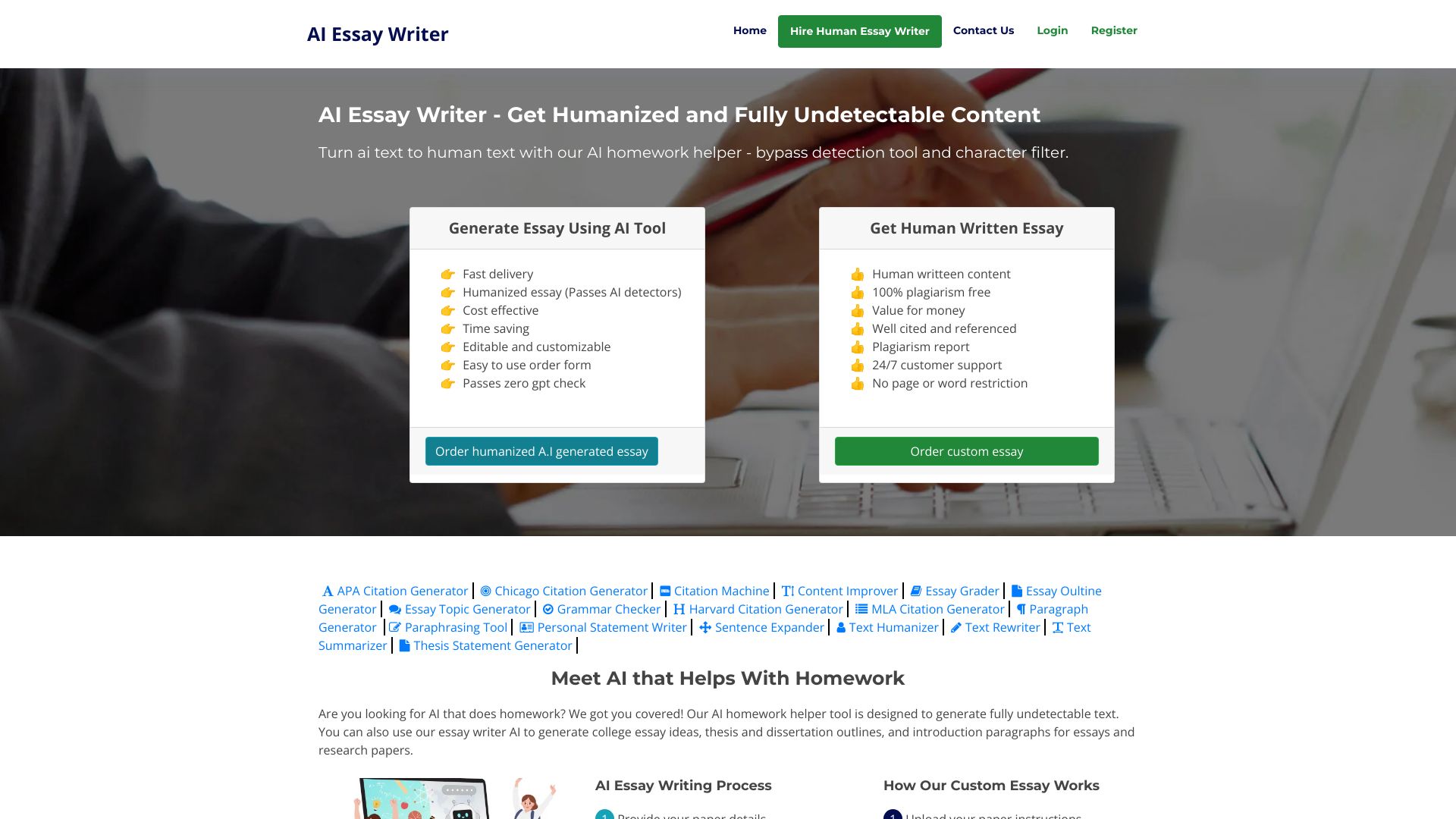 AI Essay Writer screenshot