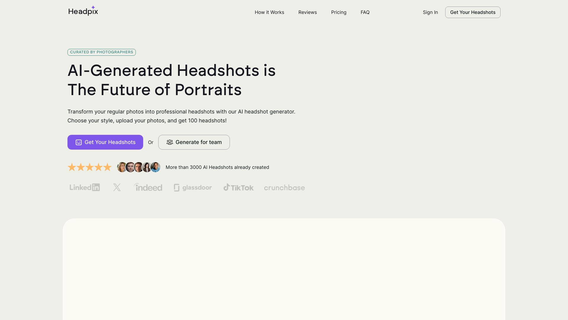 Headpix screenshot