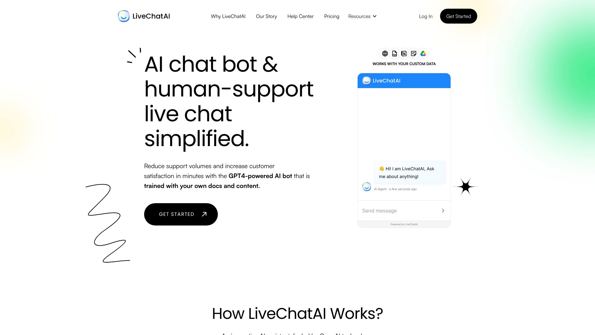 LiveChatAI screenshot