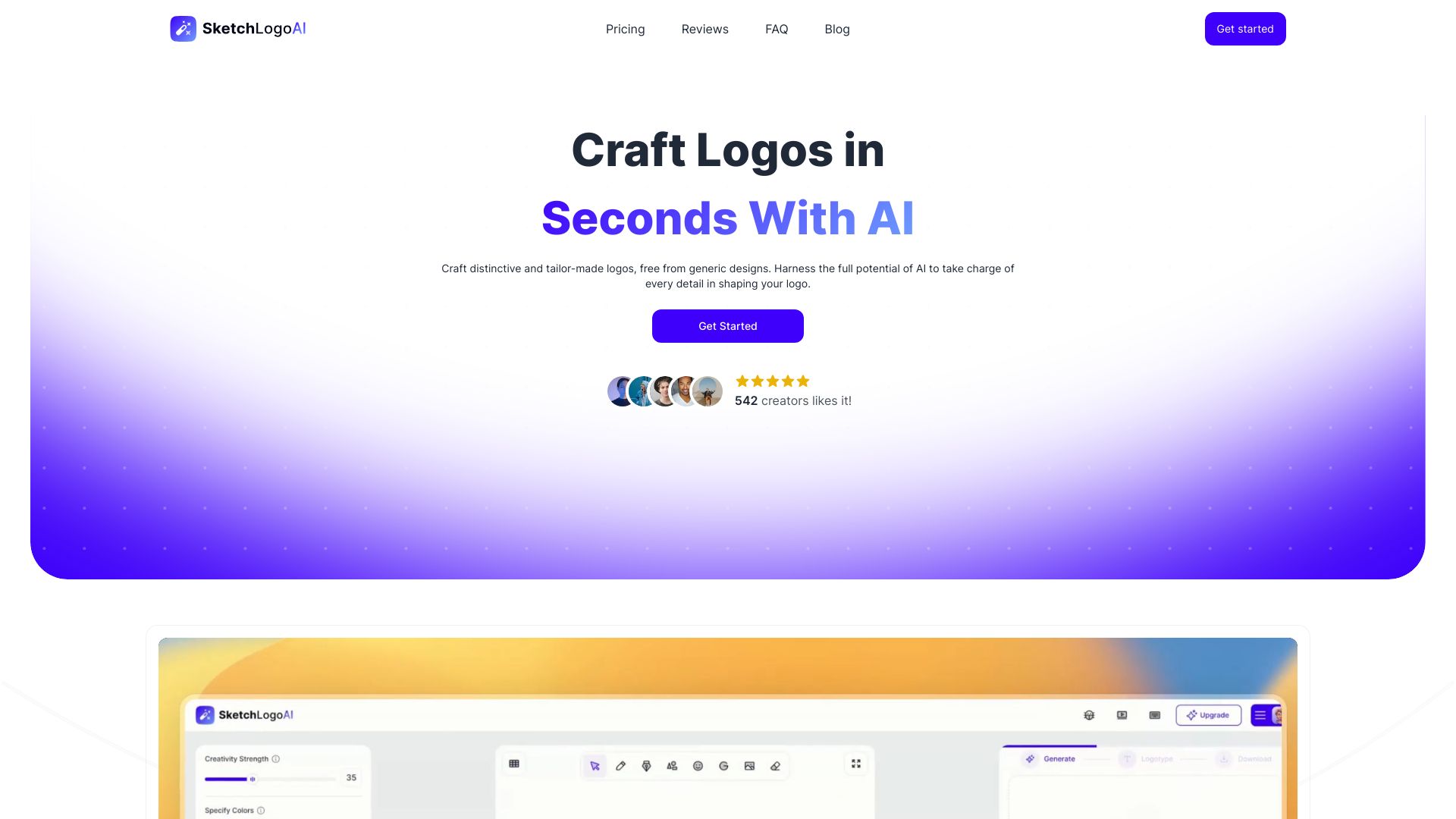 Sketch Logo AI screenshot