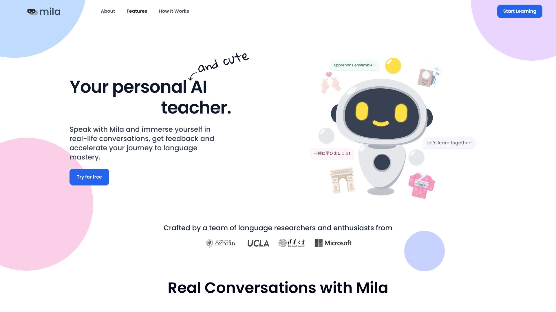 Mila AI screenshot