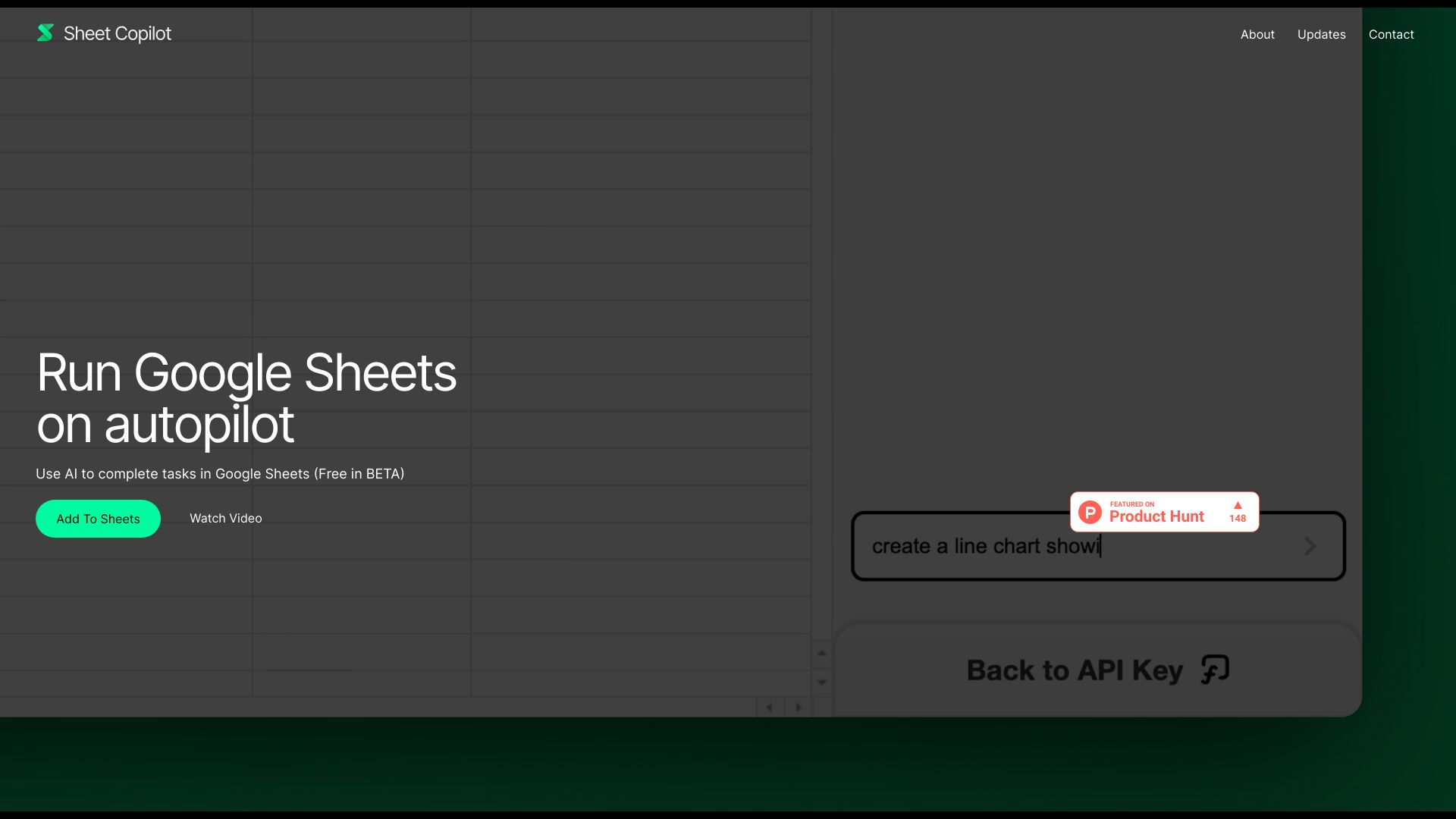 Sheet Copilot screenshot