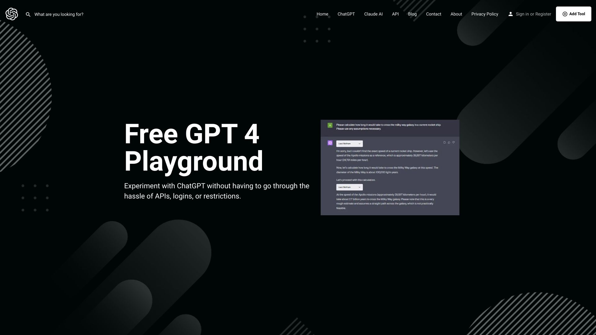 GPT4Free screenshot