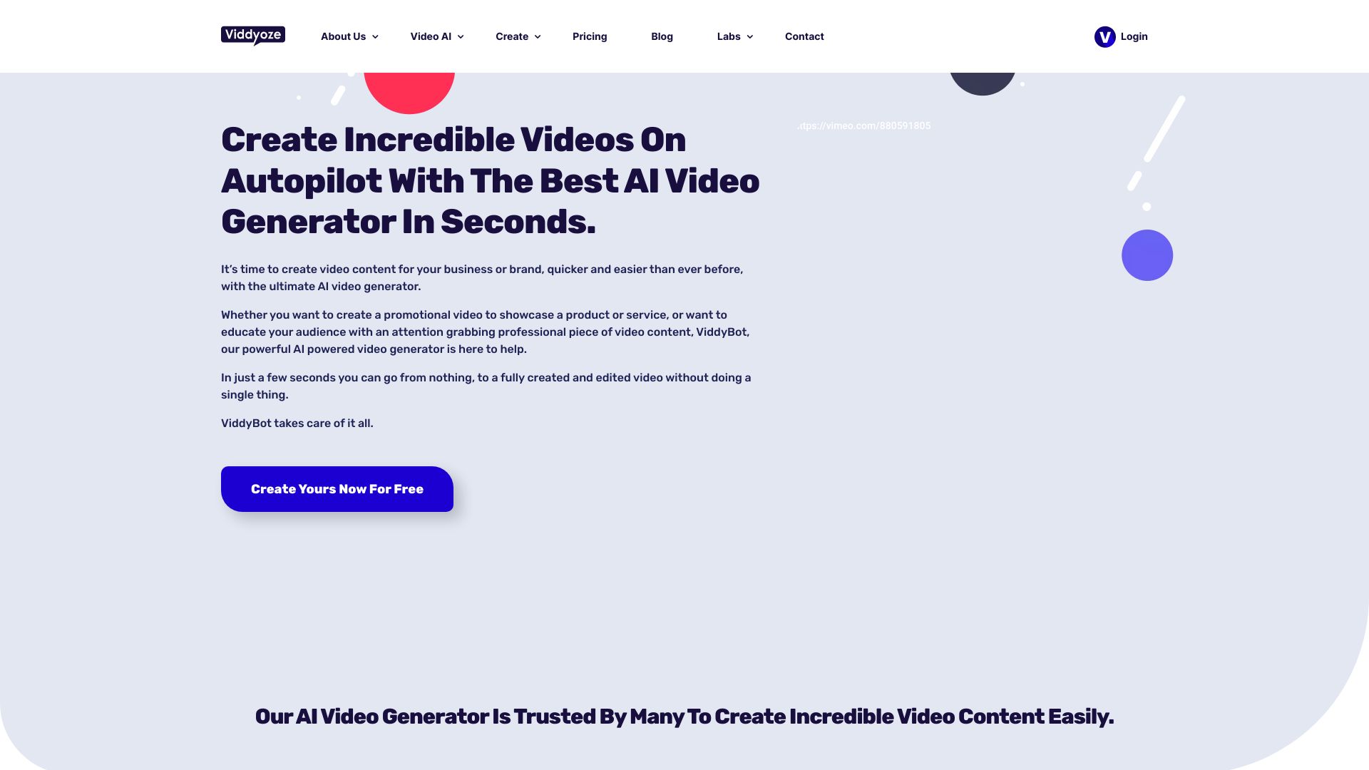 Viddyoze screenshot
