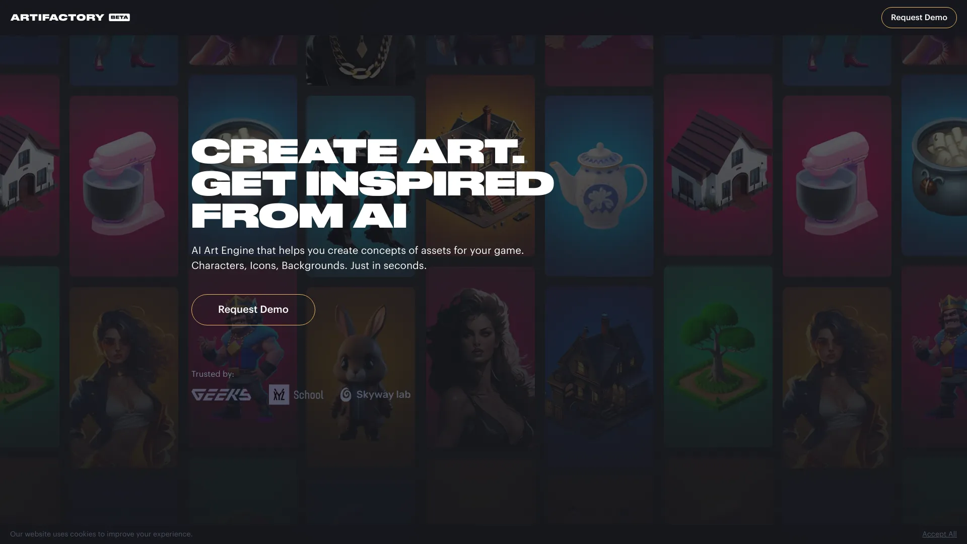 Artifactory – AI Game Assets Generation screenshot