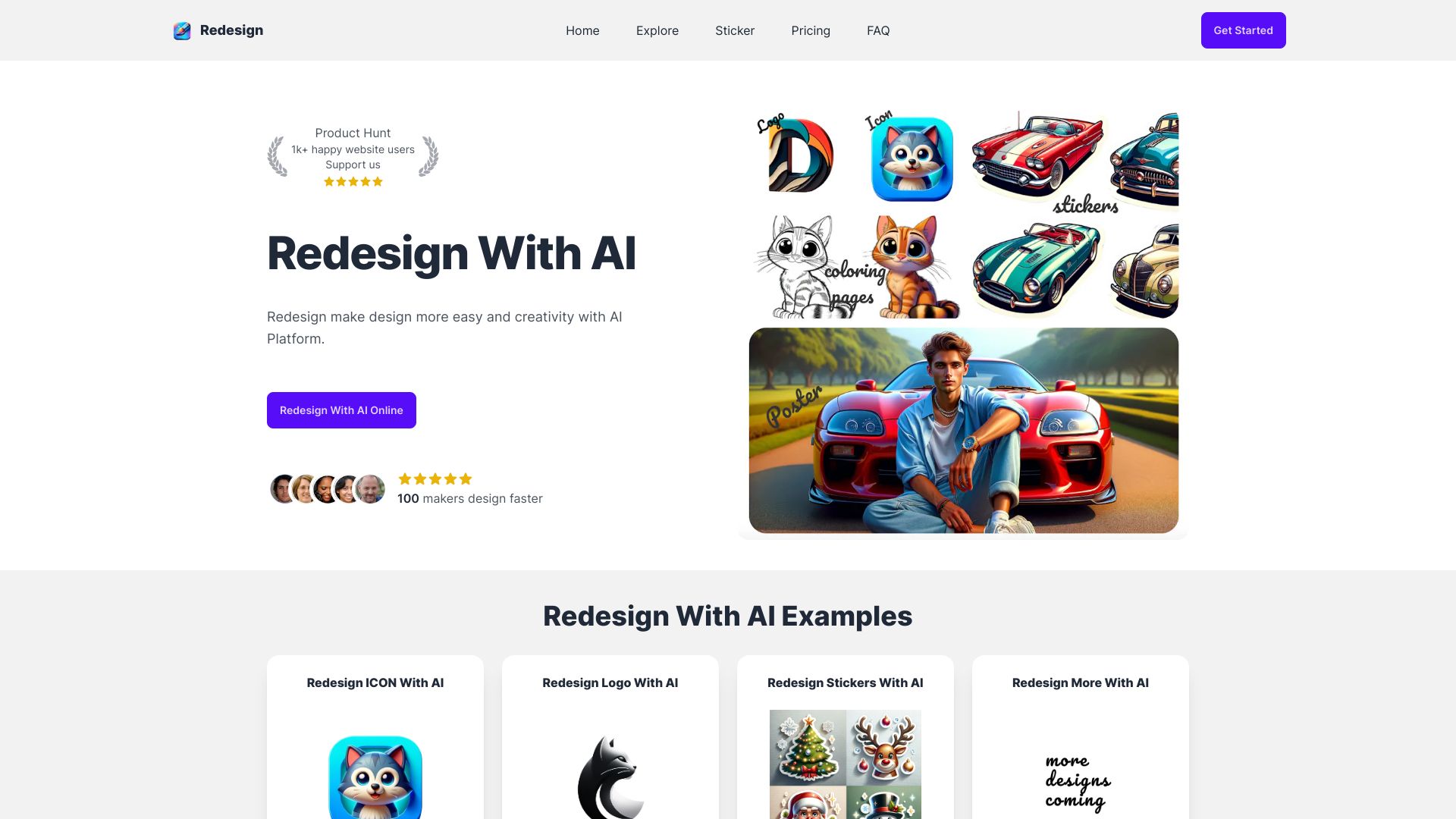 Redesign With AI screenshot