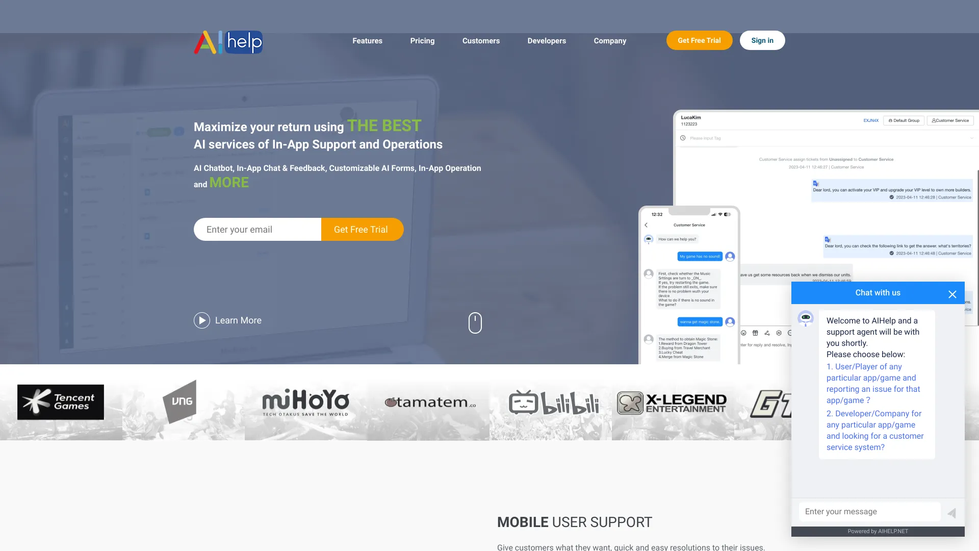 AIHelp screenshot