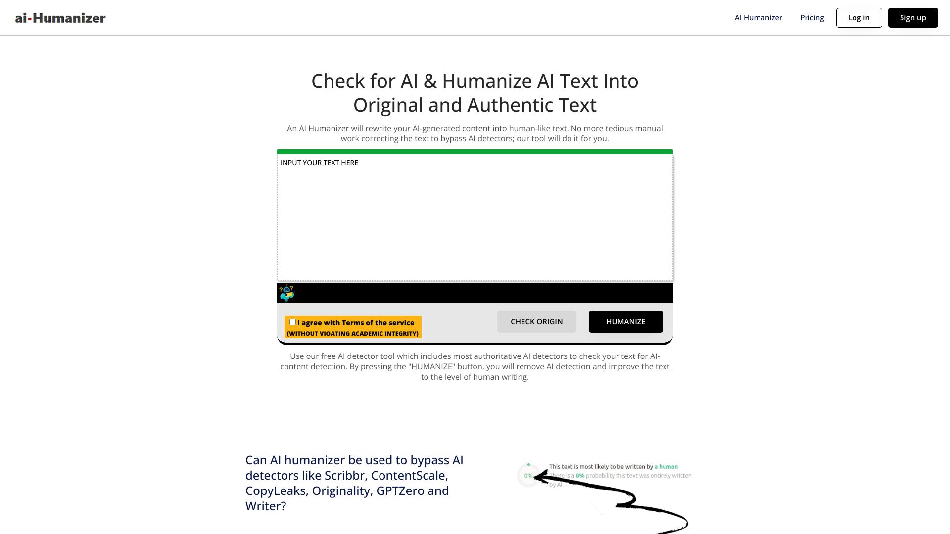 AI-Humanizer.com screenshot
