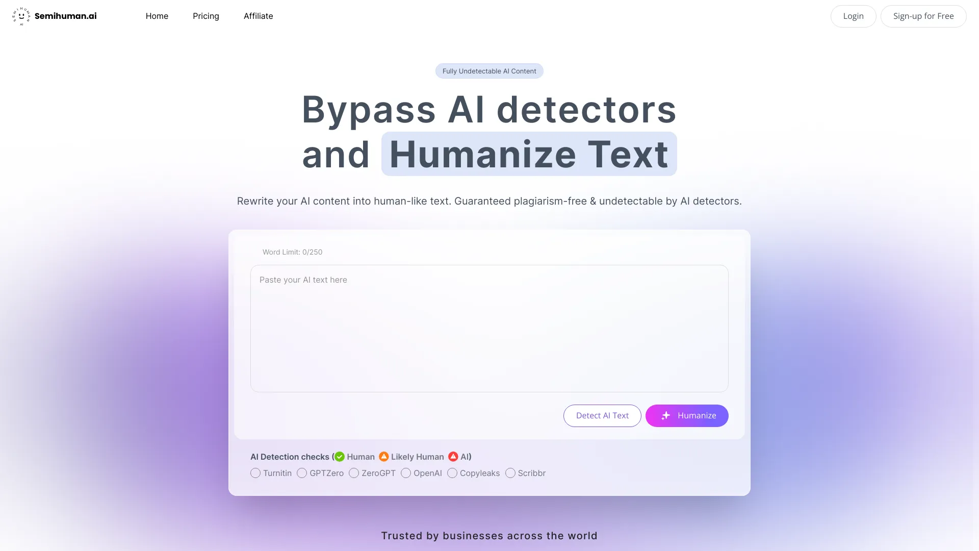 Semihuman.ai screenshot