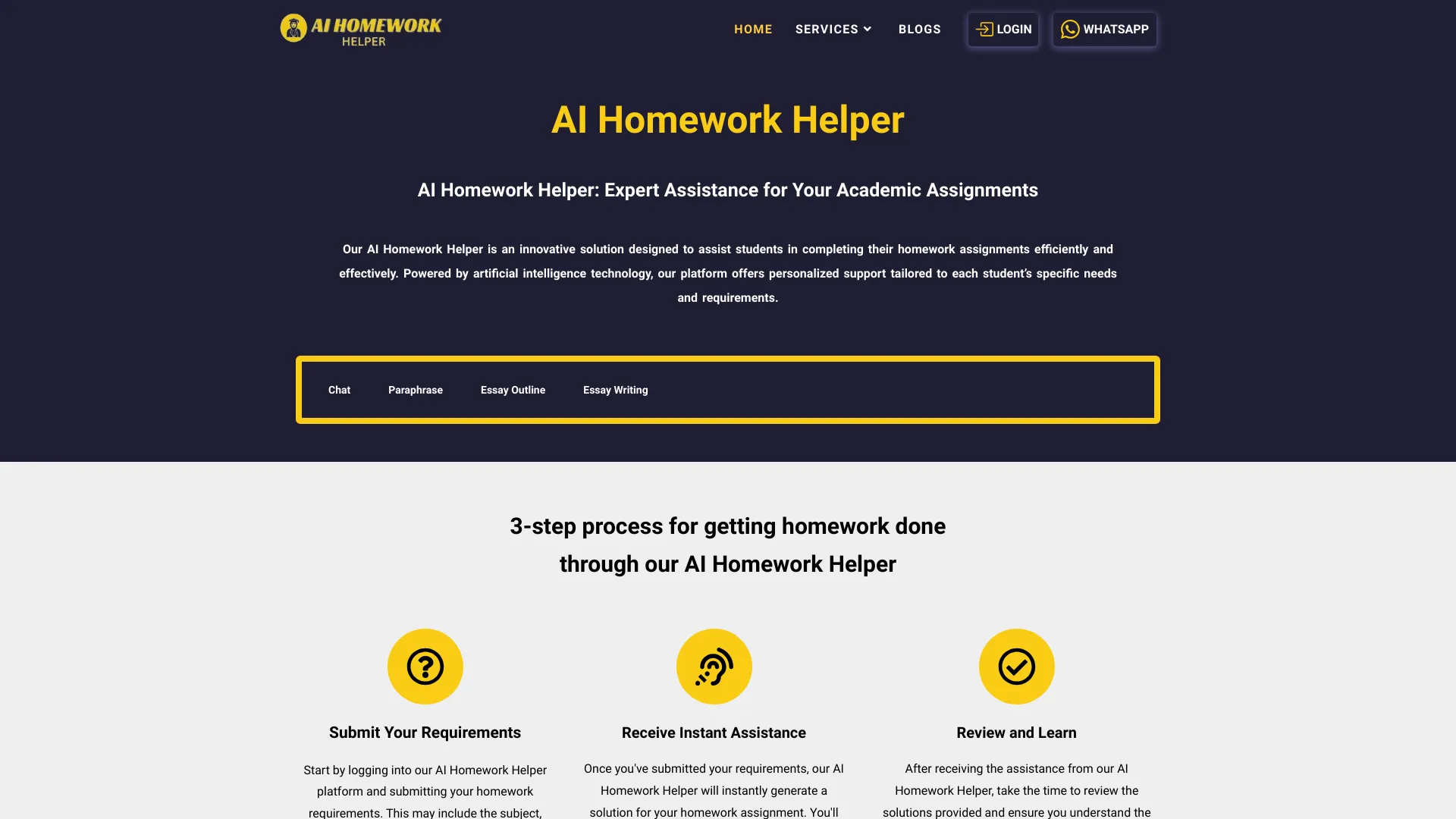 AI Homework Helper screenshot