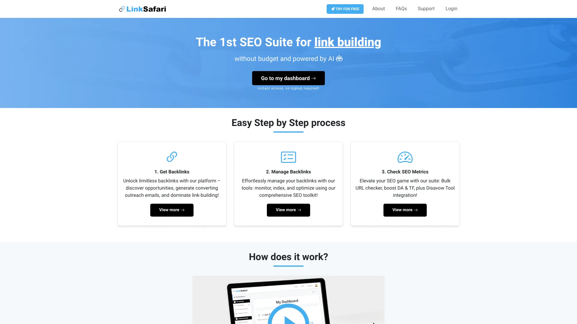 LinkSafari screenshot