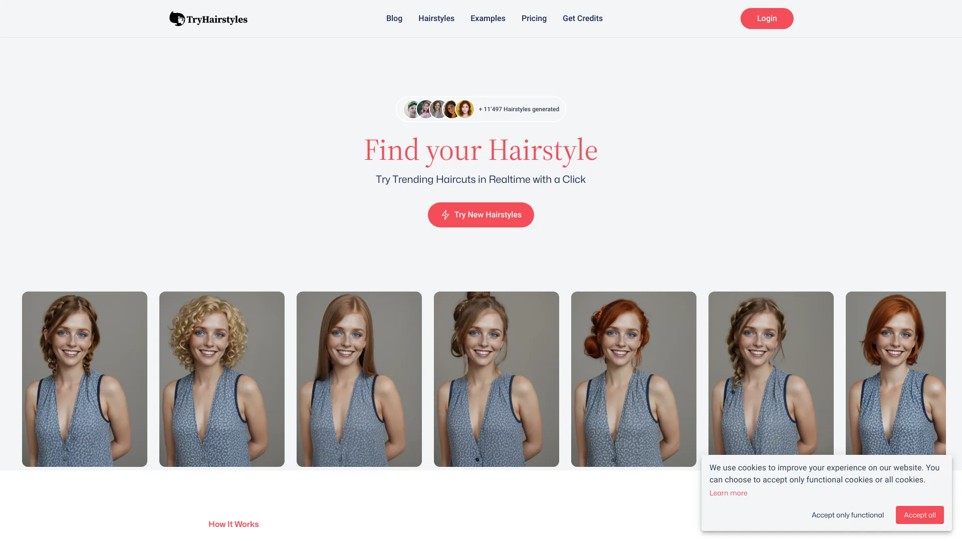 TryHairstyles screenshot