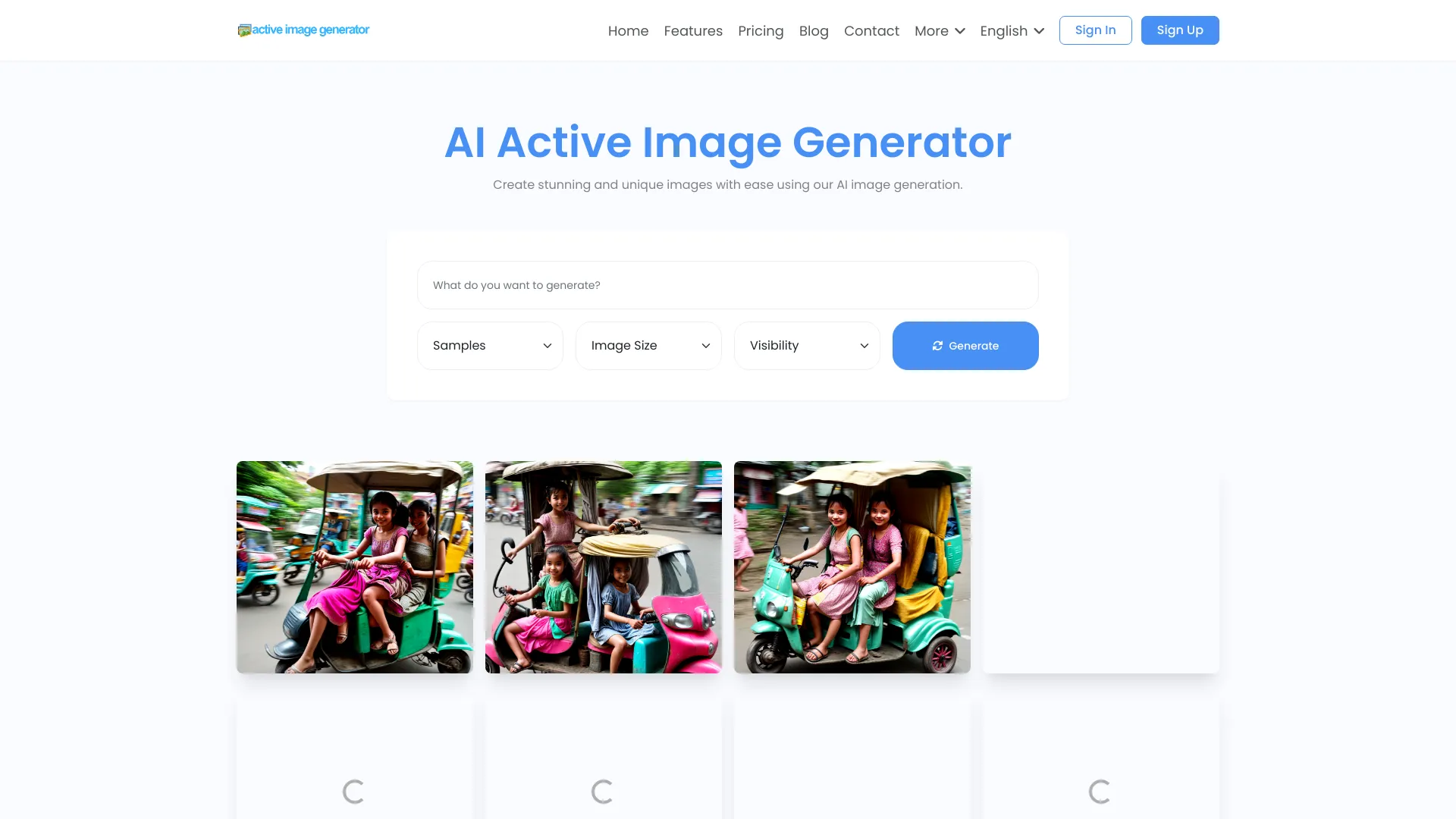 Active Image Generator screenshot