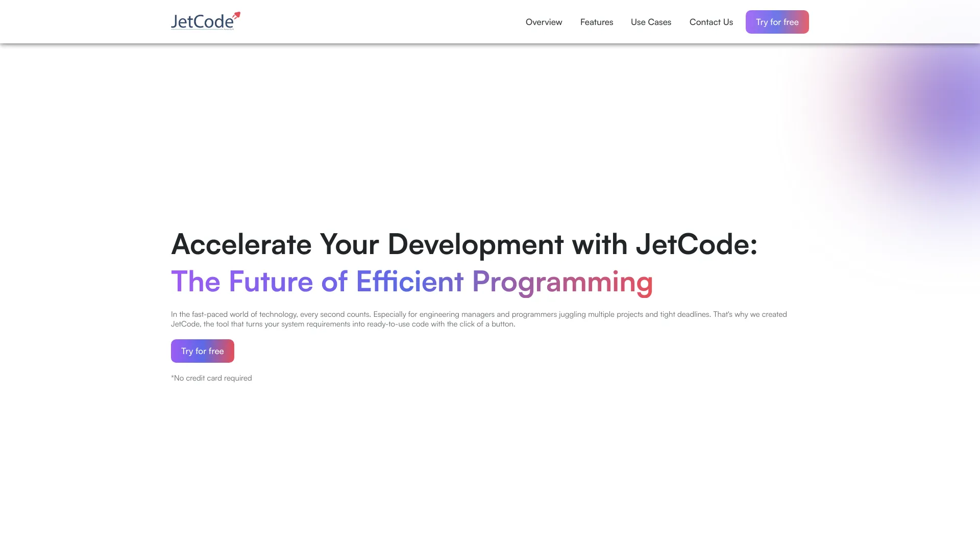 JetCode screenshot