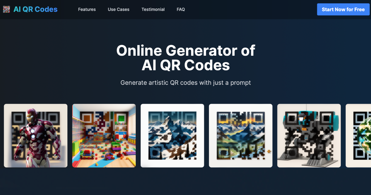 AI QR CODES screenshot