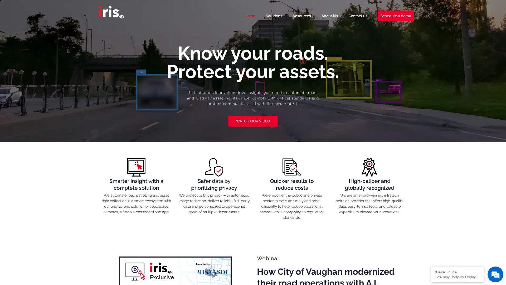 iris roads screenshot