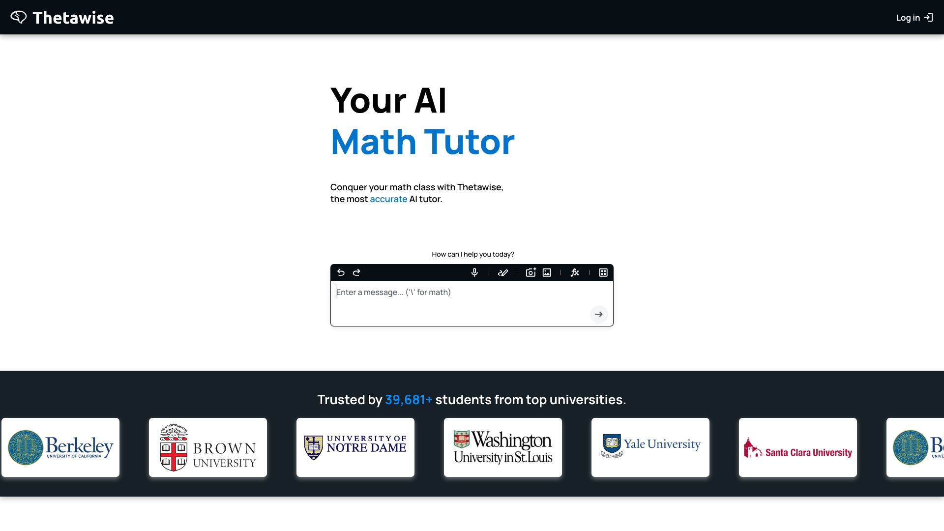 Thetawise screenshot