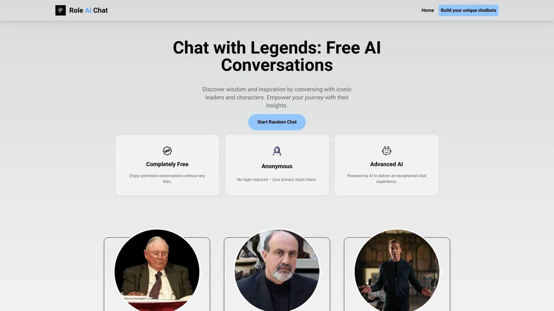 Role AI Chat screenshot