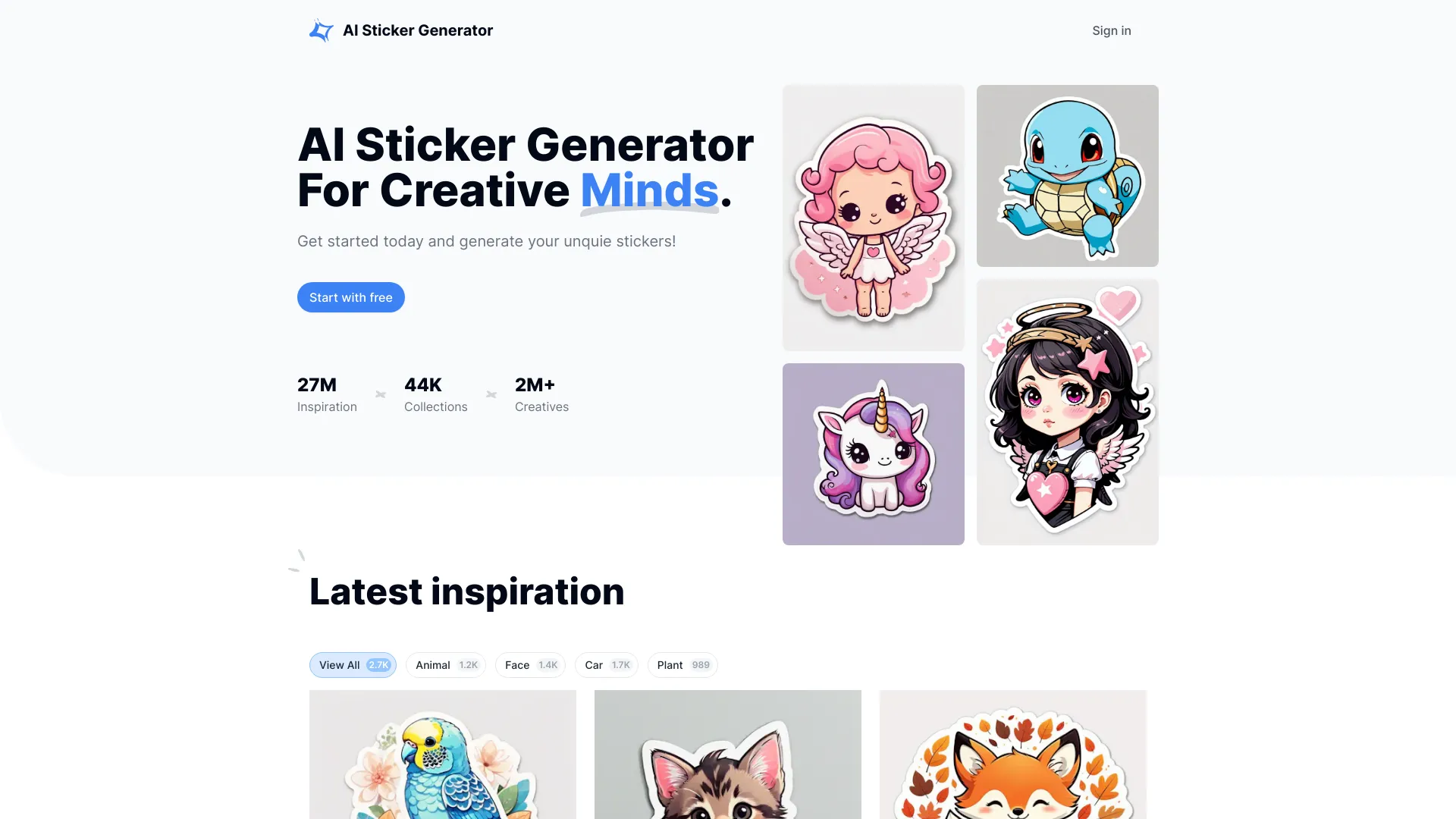 AI Sticker Generator screenshot