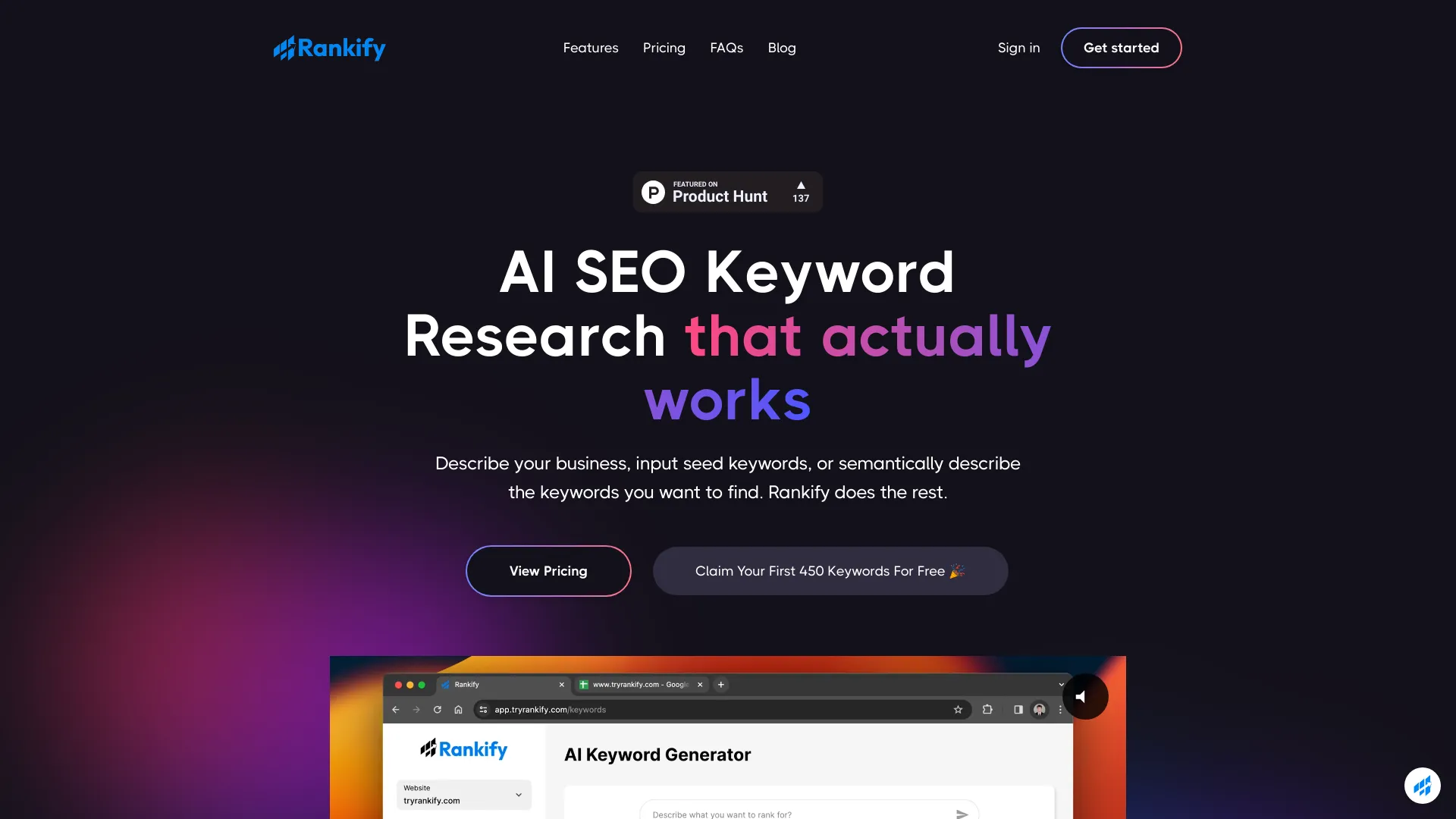 Rankify screenshot