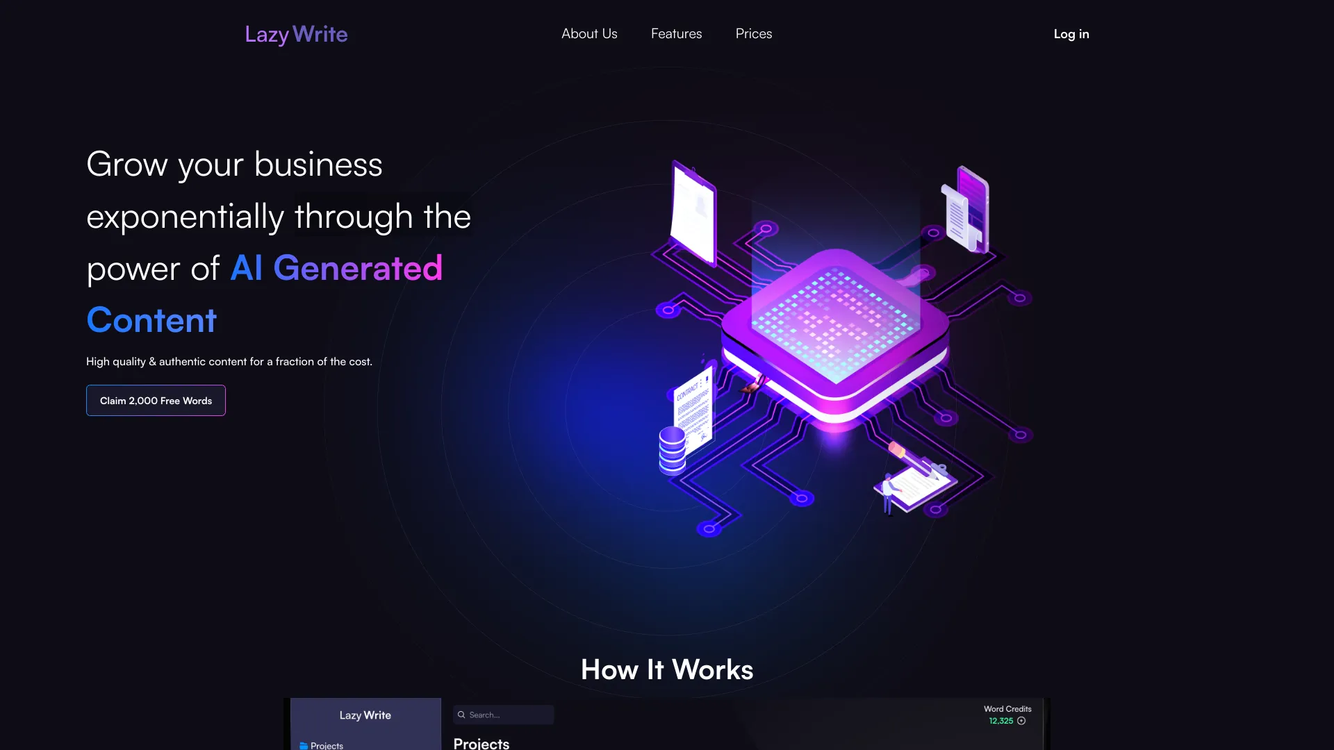 Lazy Write screenshot