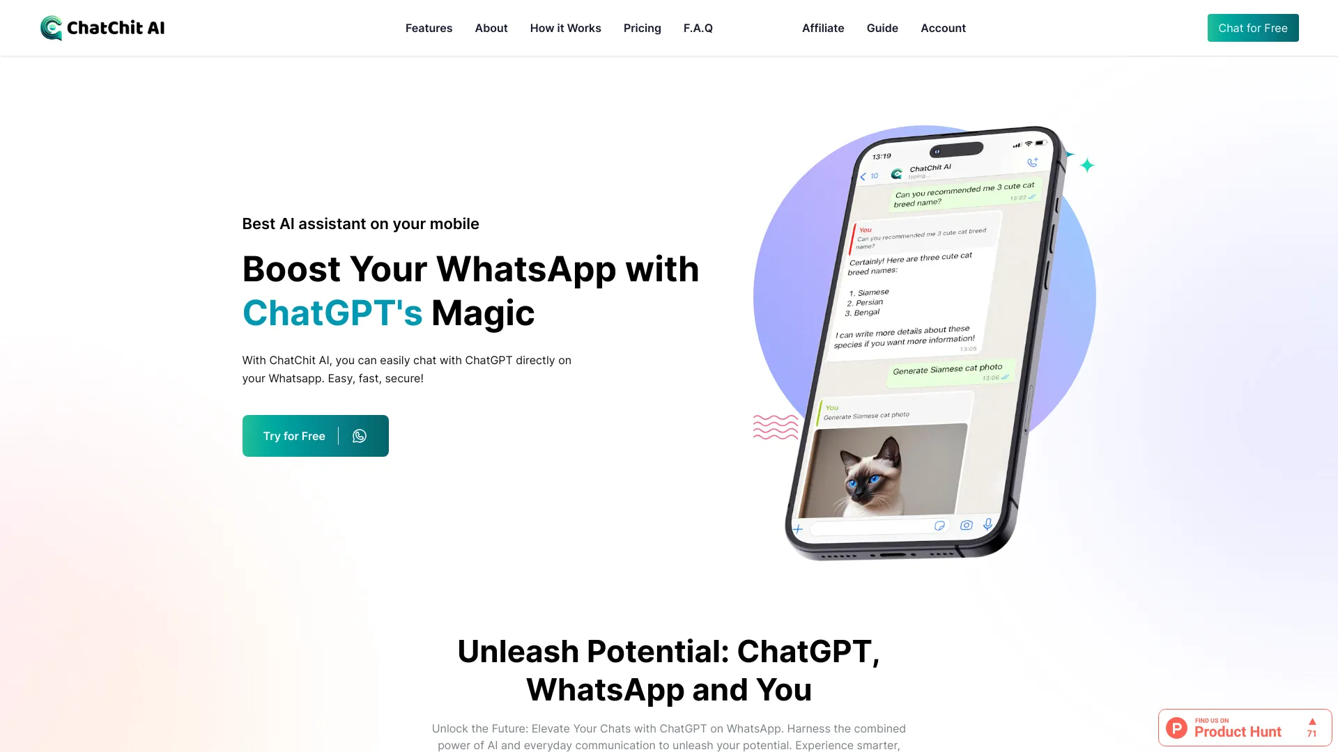 ChatChit AI screenshot