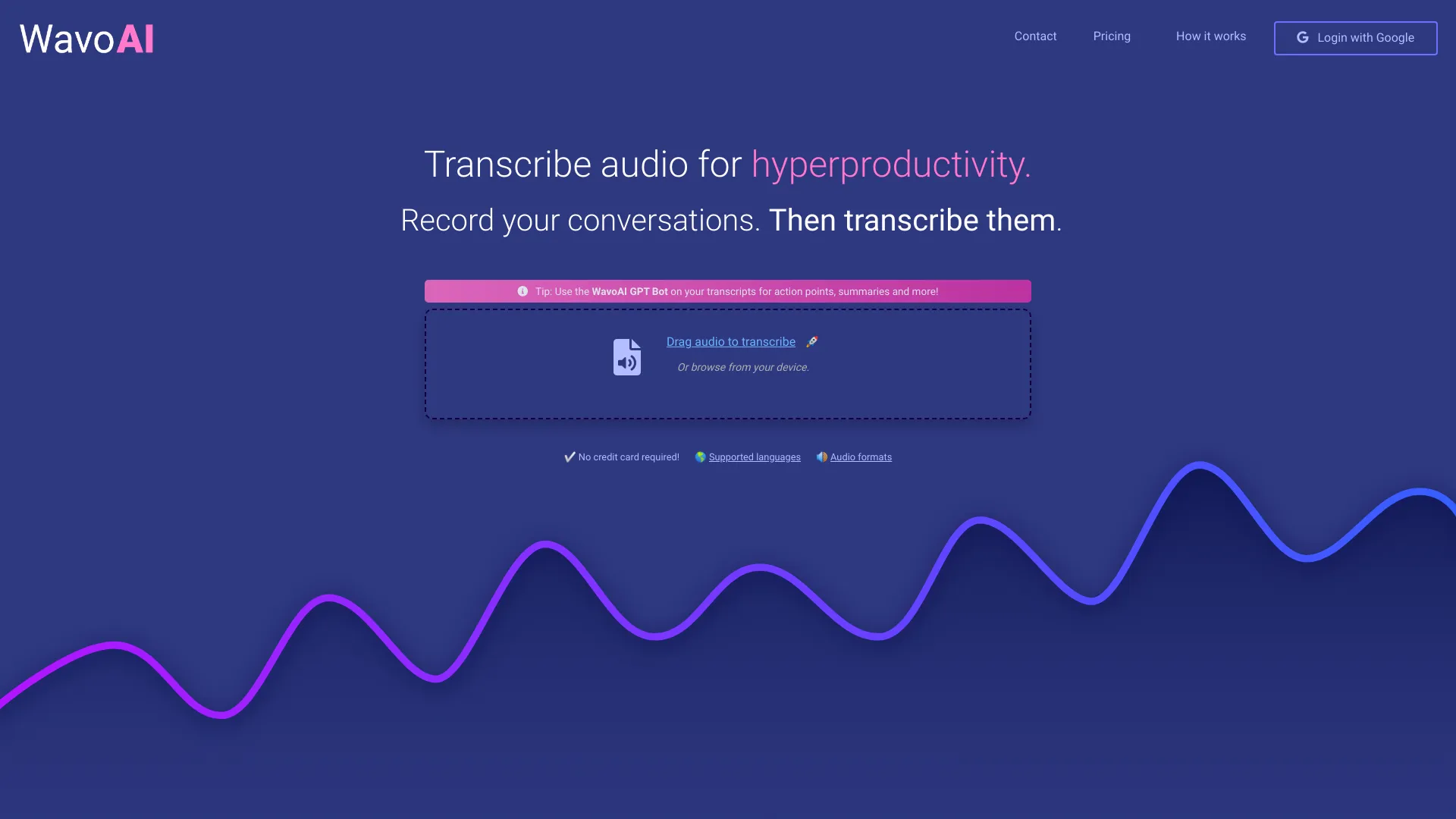 WavoAI screenshot