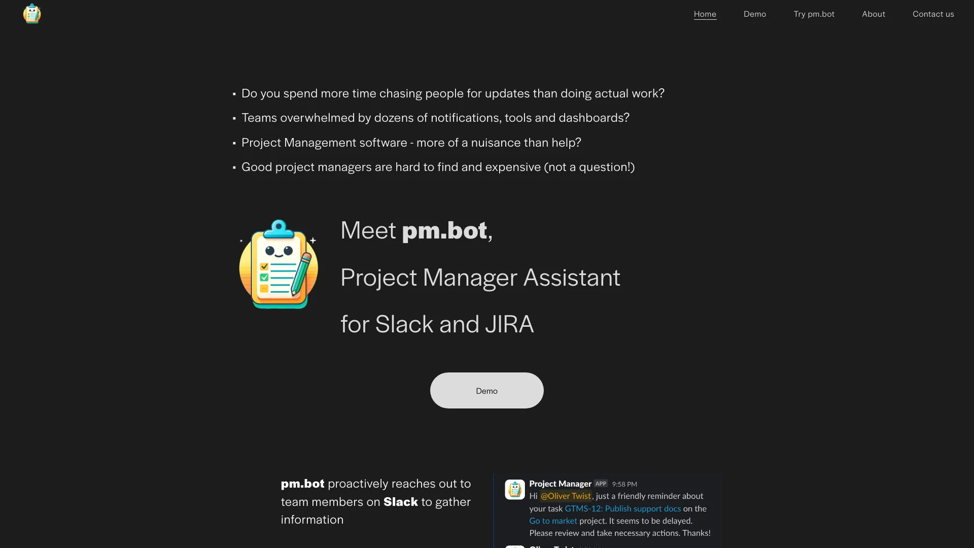 pm.bot screenshot