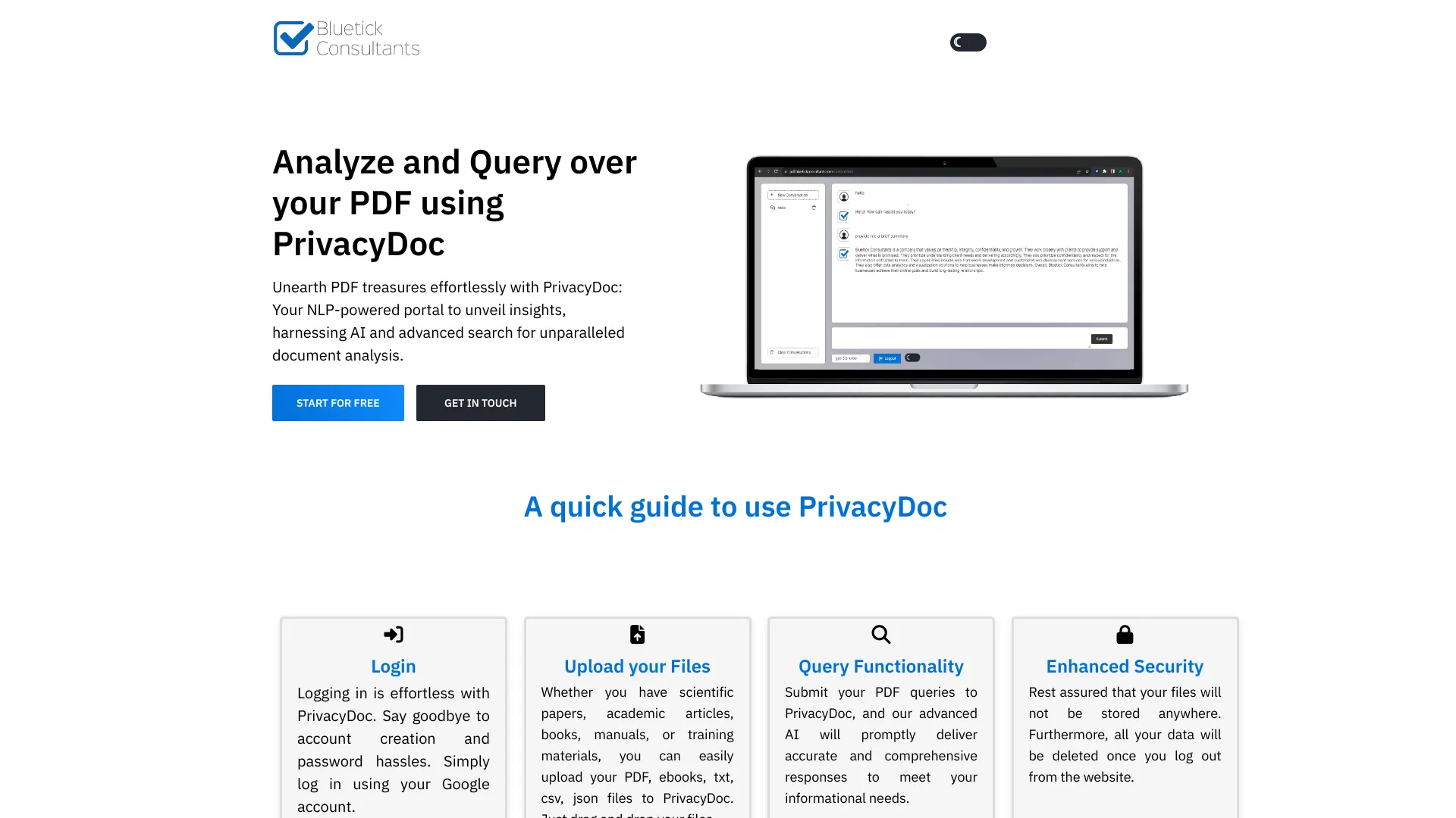 PrivacyDoc screenshot