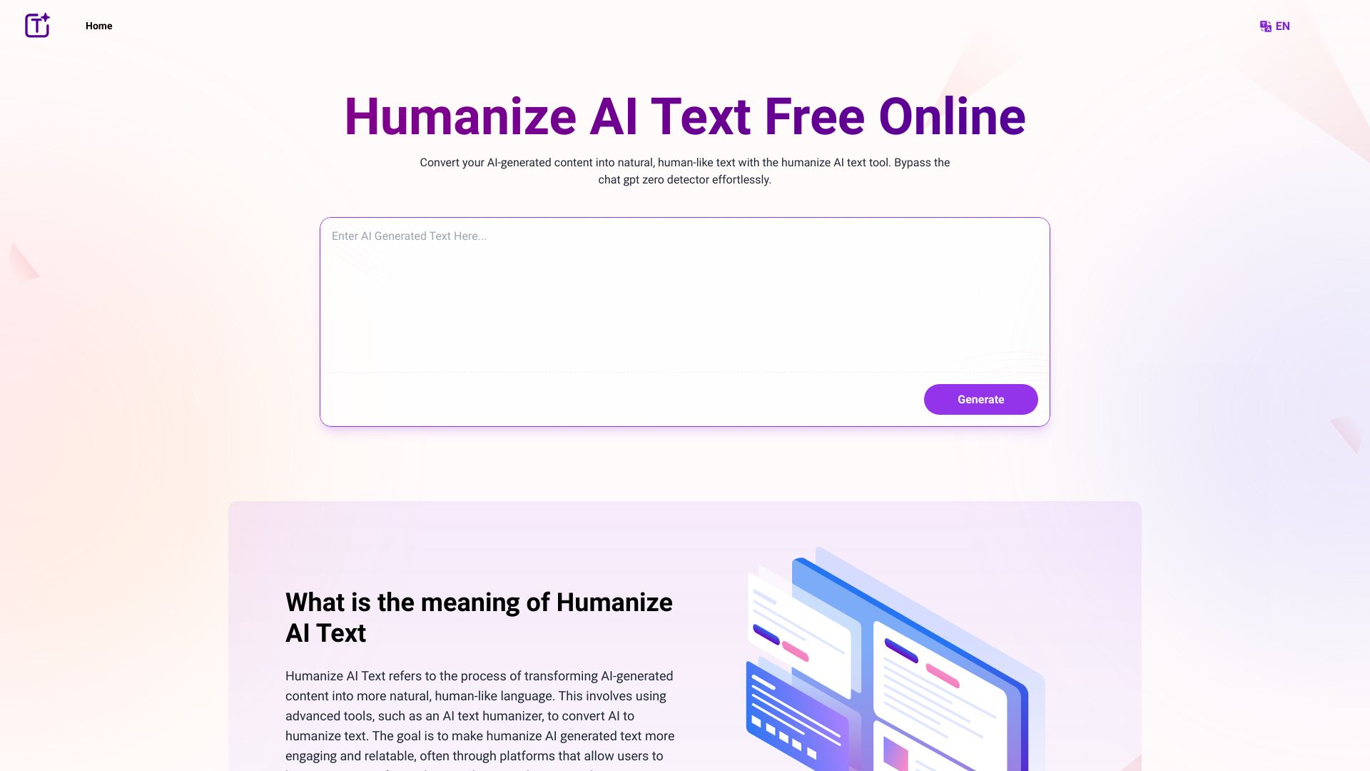 Humanize.im screenshot