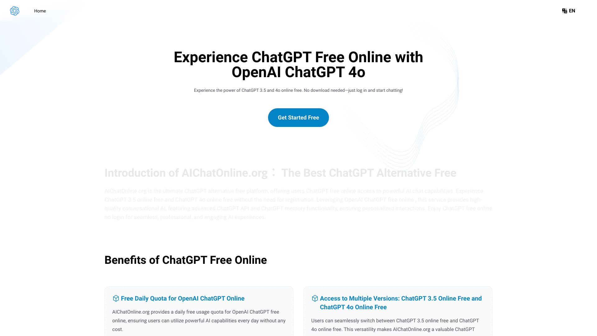 AIChatOnline.org screenshot