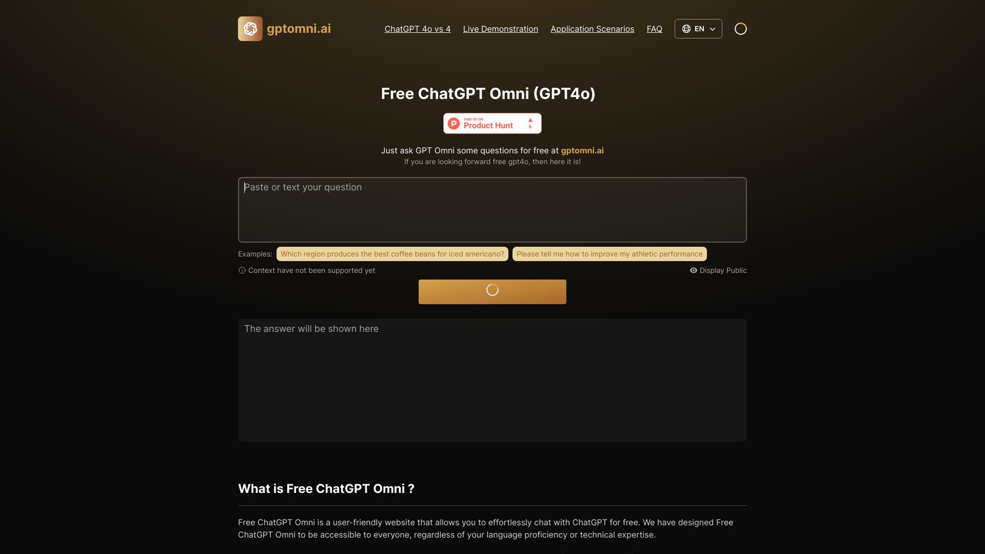 GPT Omni screenshot